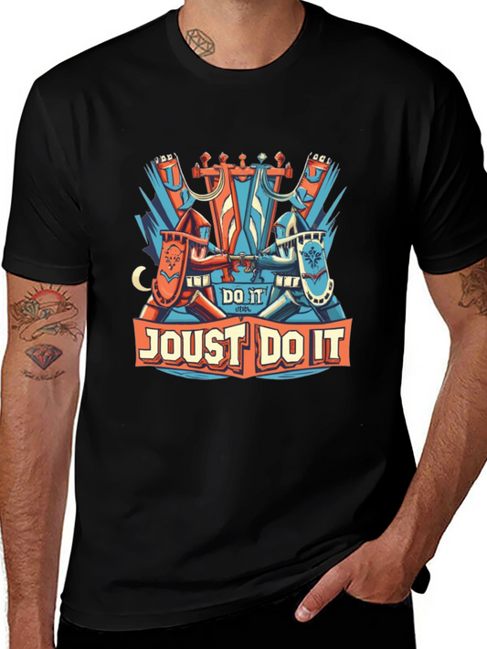 Joust Do It Knight T-Shirt - Medieval Warrior Tee
