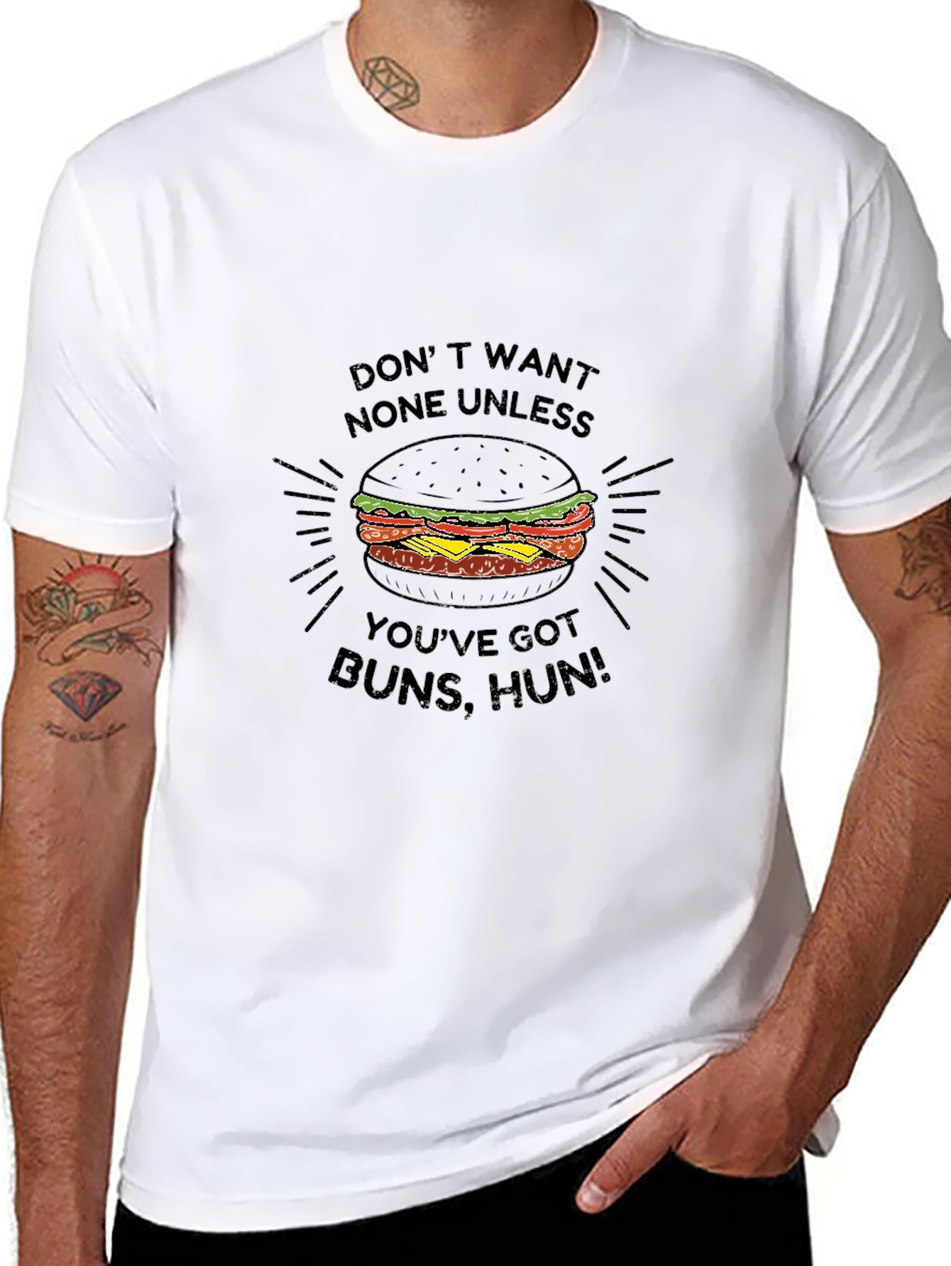 Funny Burger T-Shirt