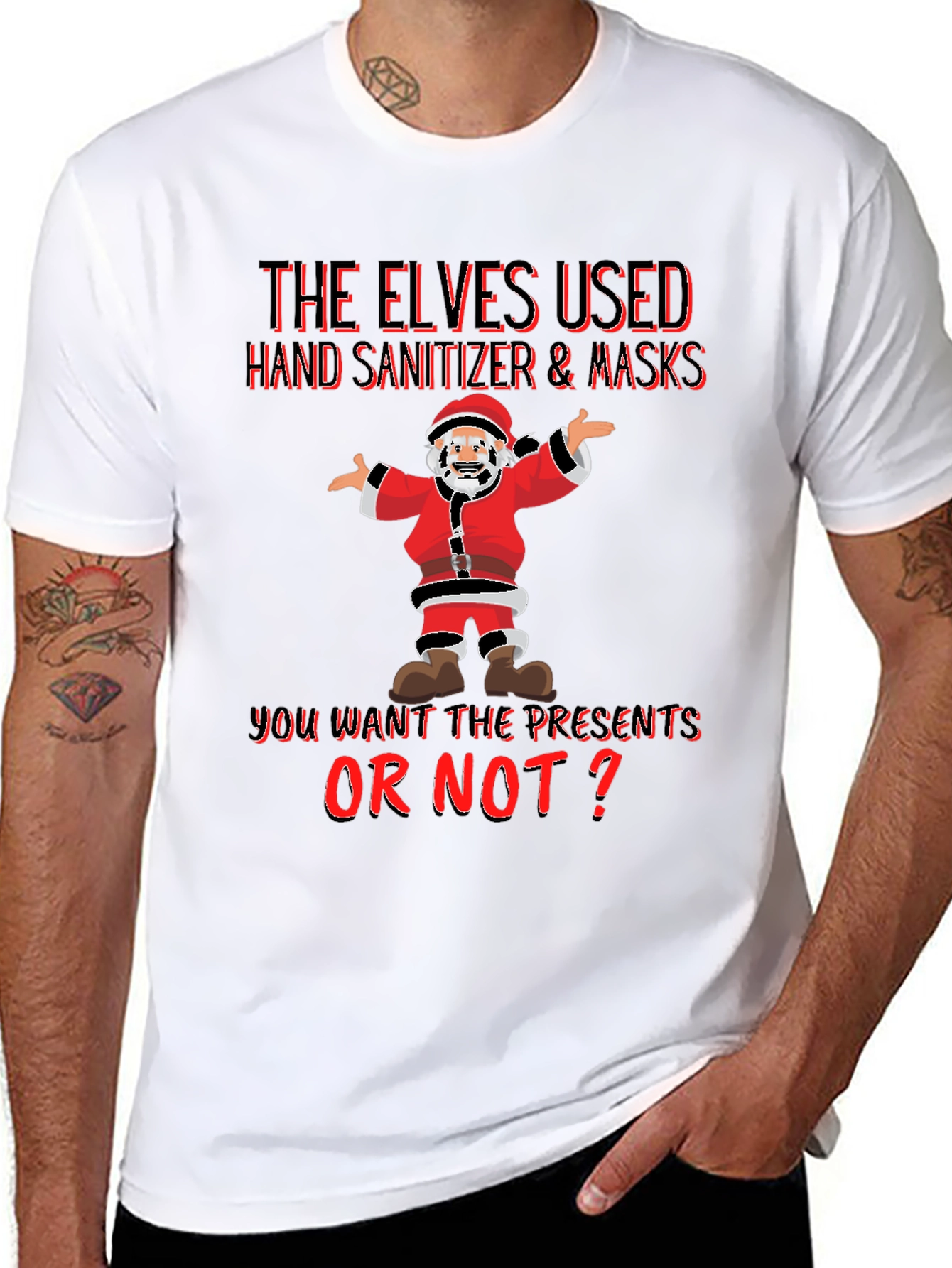 Funny Christmas Santa T-Shirt
