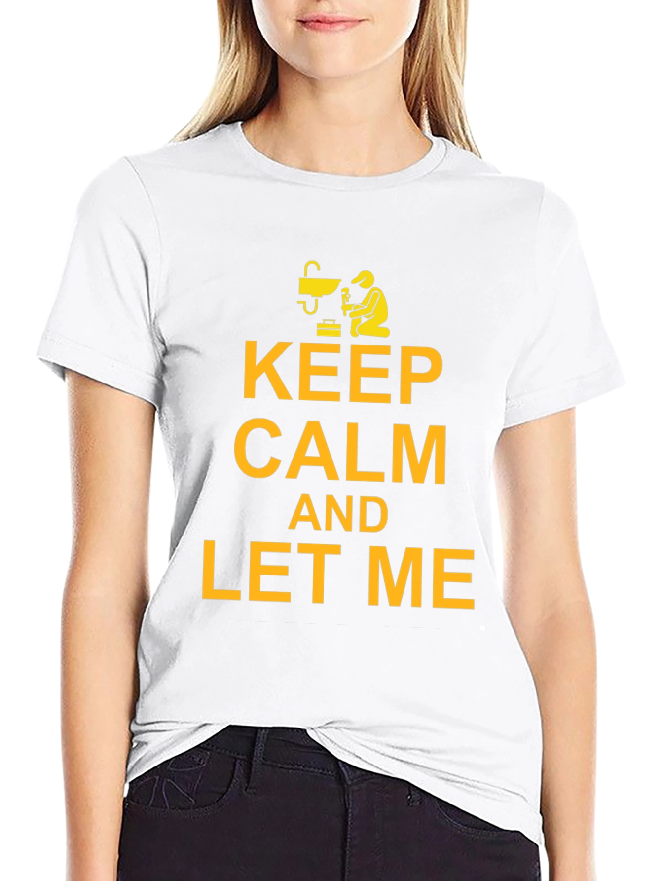 Keep Calm Welder Black T-Shirt