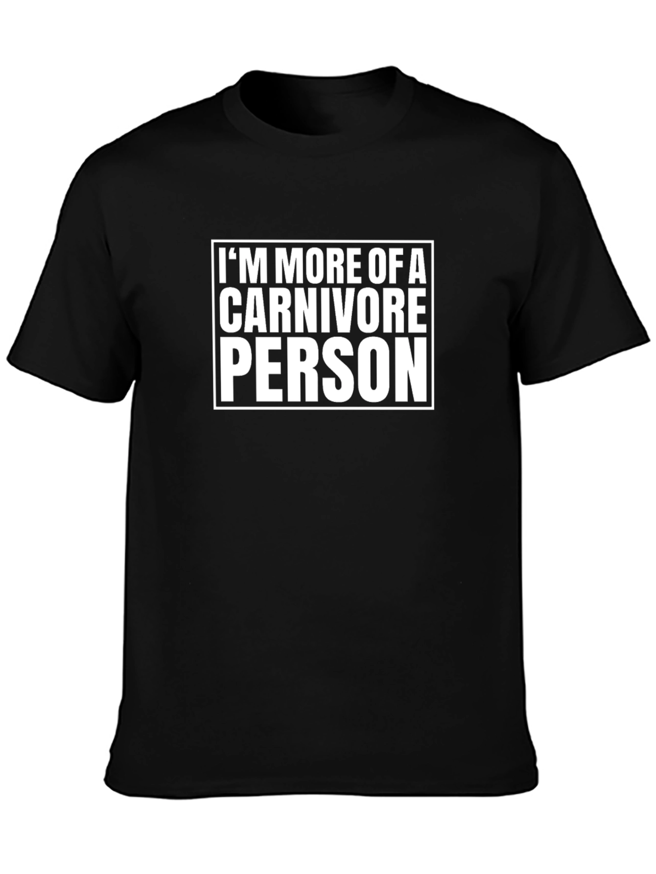 Carnivore Person Black Graphic T-Shirt