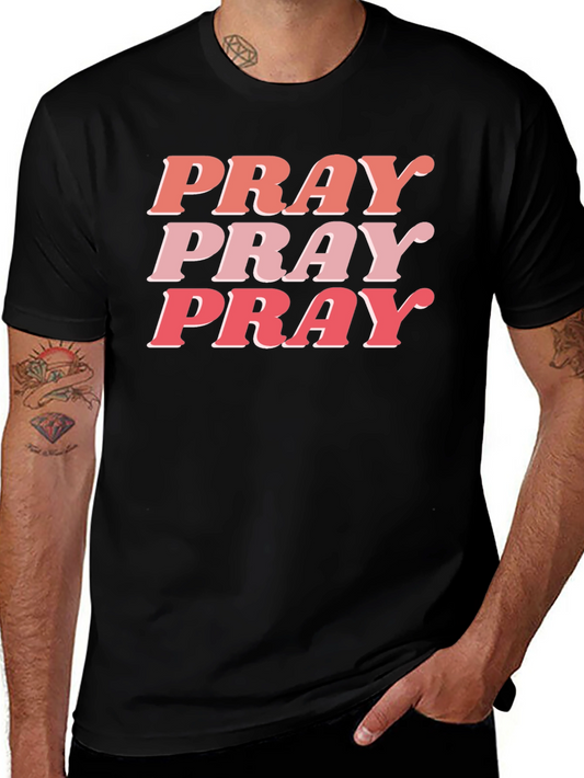 Pray Graphic Tee - Trendy Christian Shirt