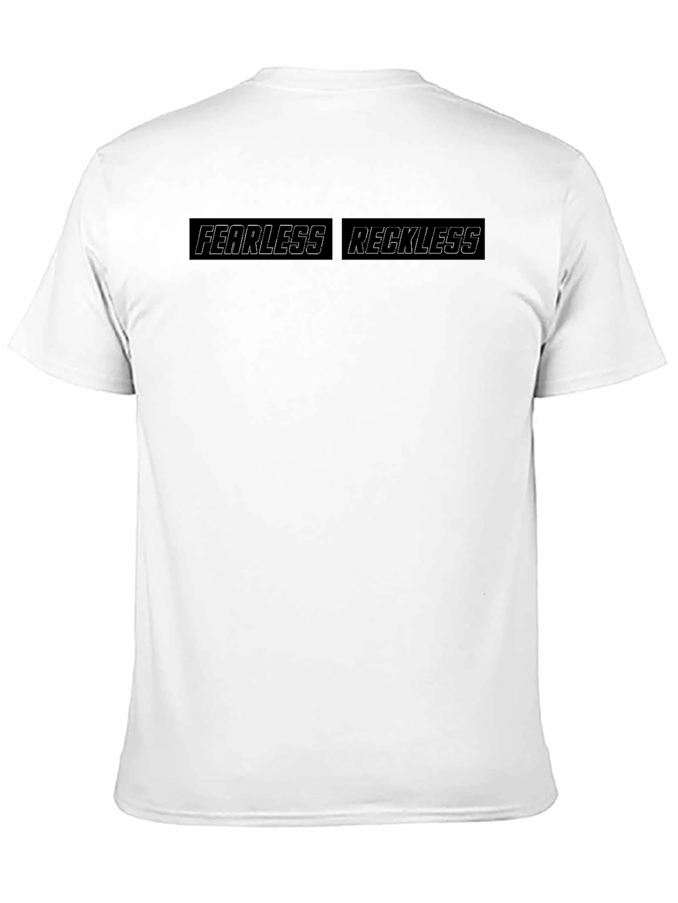 Fearless Reckless Graphic Tee - Black