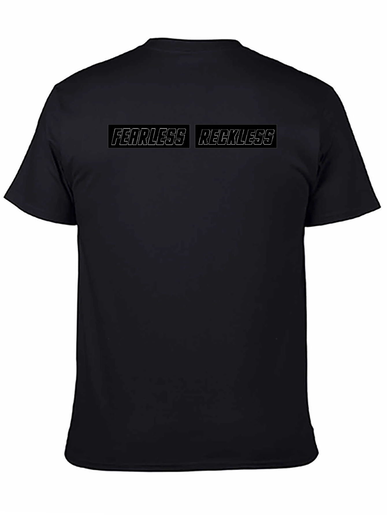 Fearless Reckless Graphic Tee - Black