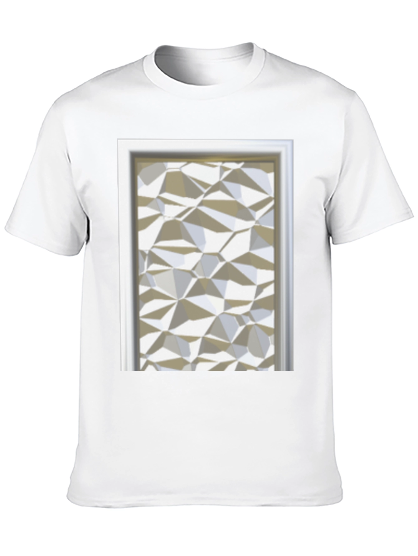 Abstract Geometric Pattern T-Shirt - Modern Art Tee