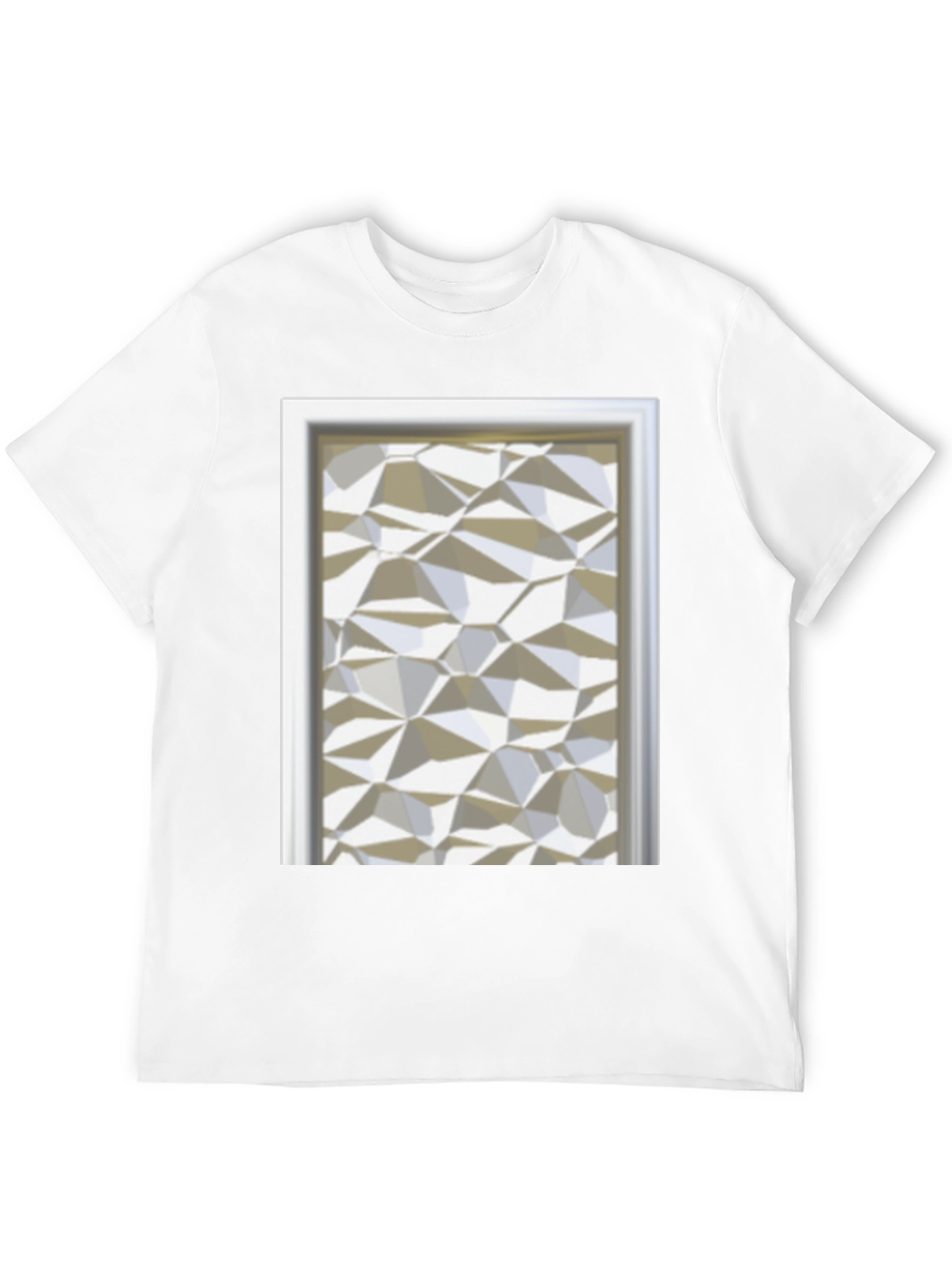 Abstract Geometric Pattern T-Shirt - Modern Art Tee