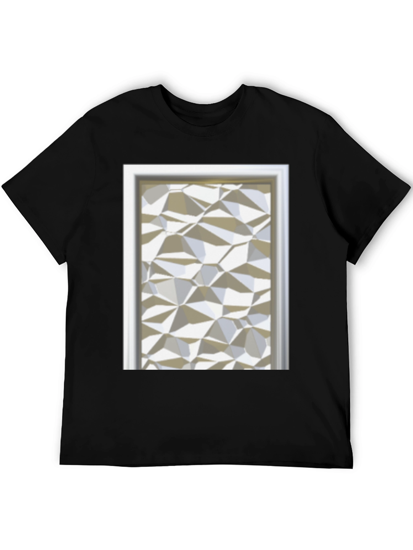 Abstract Geometric Pattern T-Shirt - Modern Art Tee