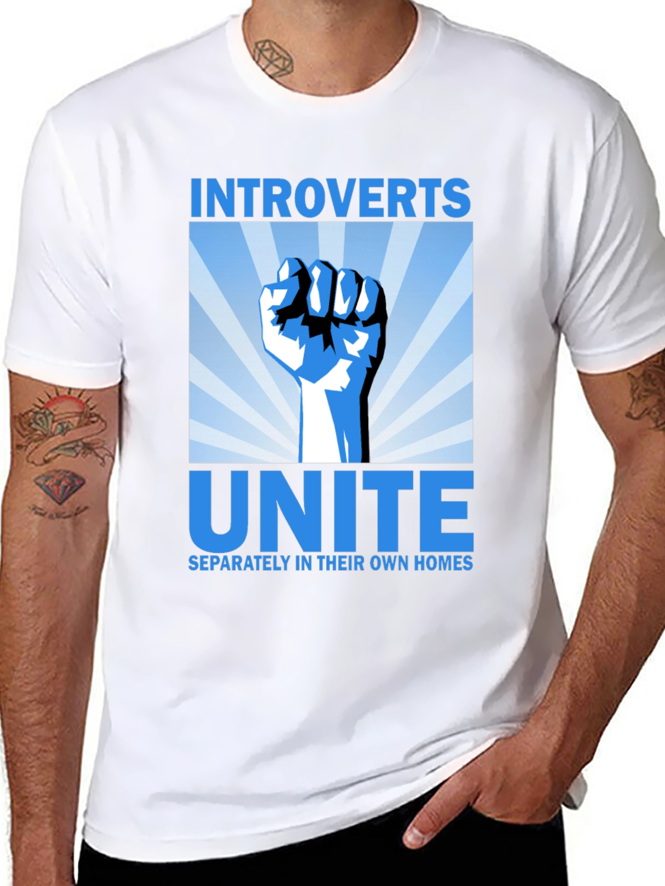 Introvert Unite Graphic T-Shirt
