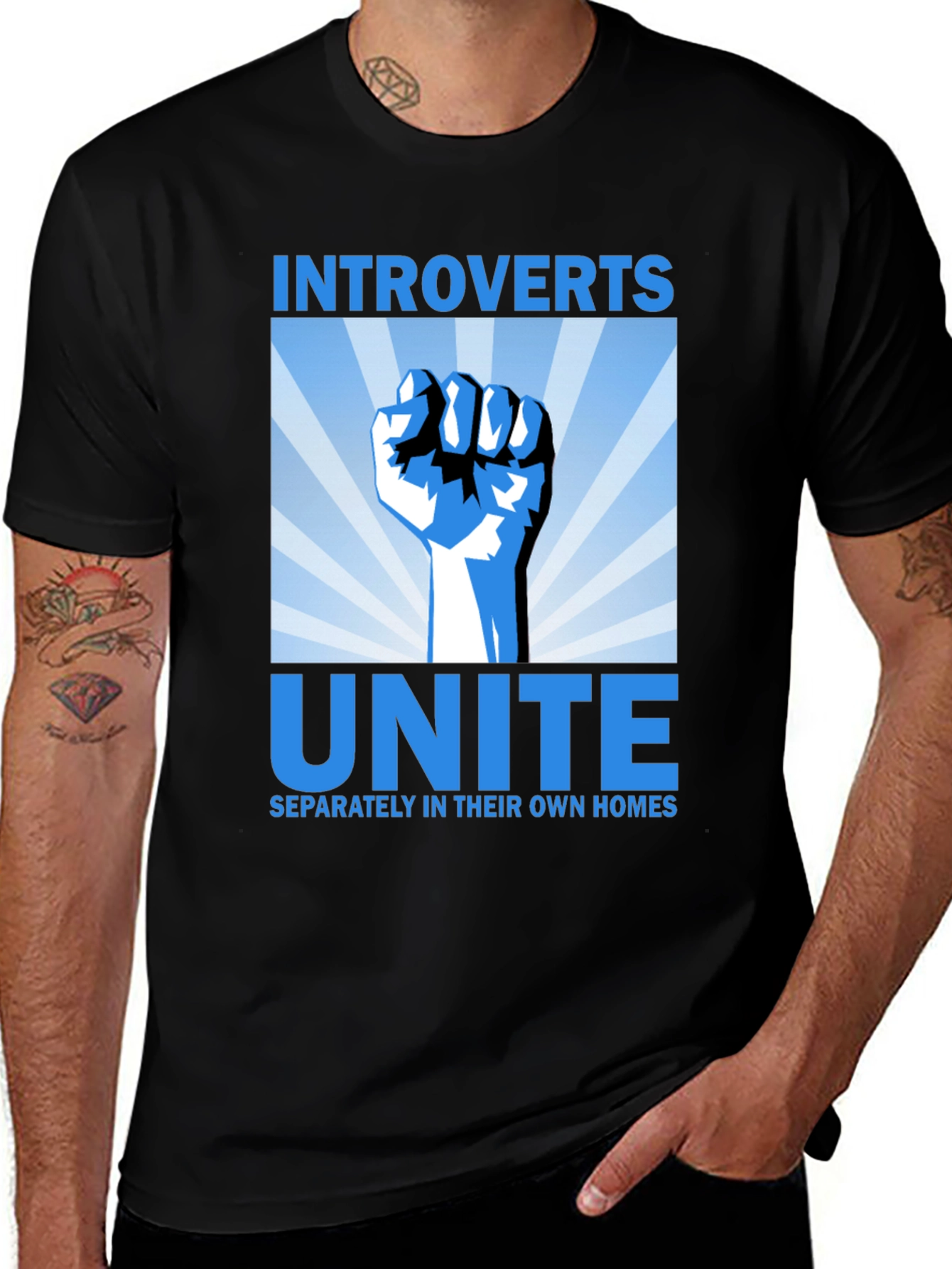 Introvert Unite Graphic T-Shirt