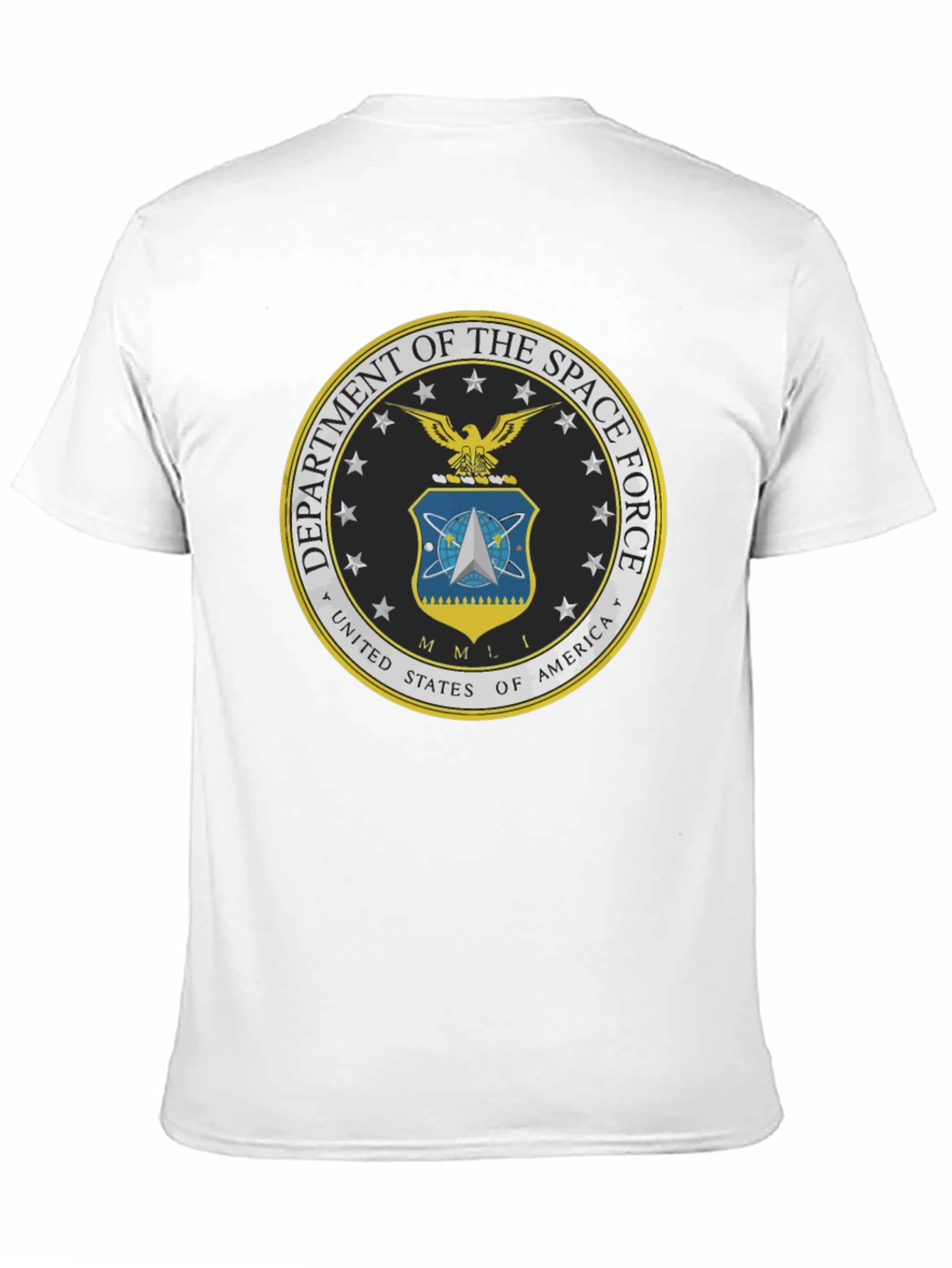 US Space Force Emblem T-Shirt - Black