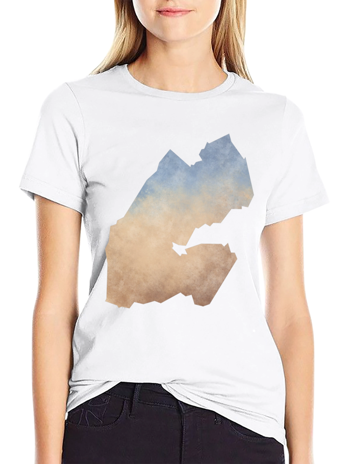 Djibouti Map T-Shirt - Black Graphic Tee