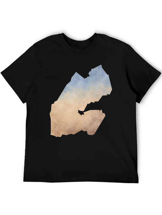 Djibouti Map T-Shirt - Black Graphic Tee