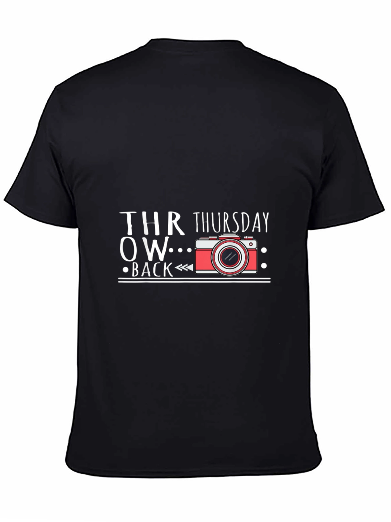 Throwback Thursday Camera Graphic T-Shirt
