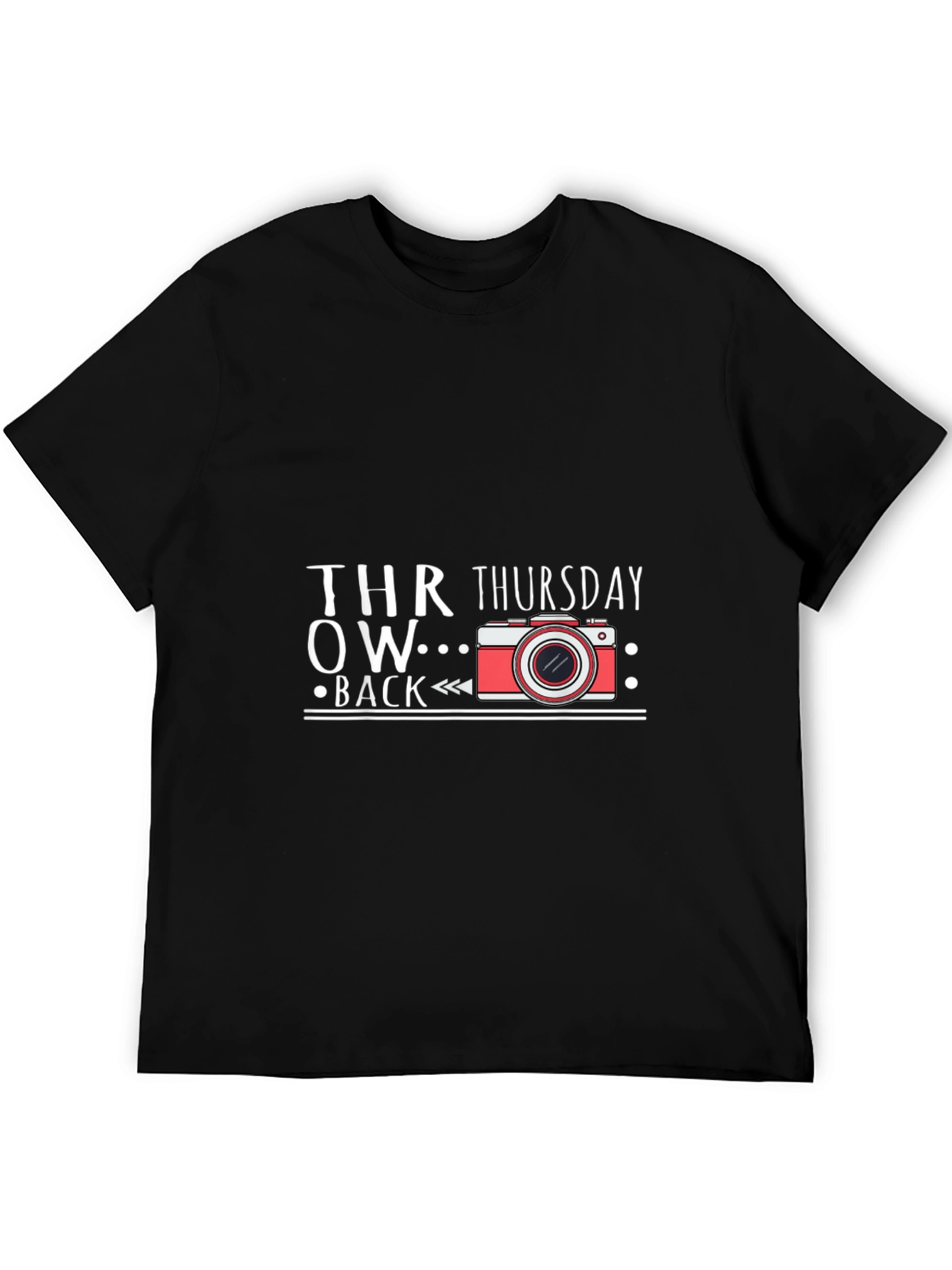 Throwback Thursday Camera Graphic T-Shirt