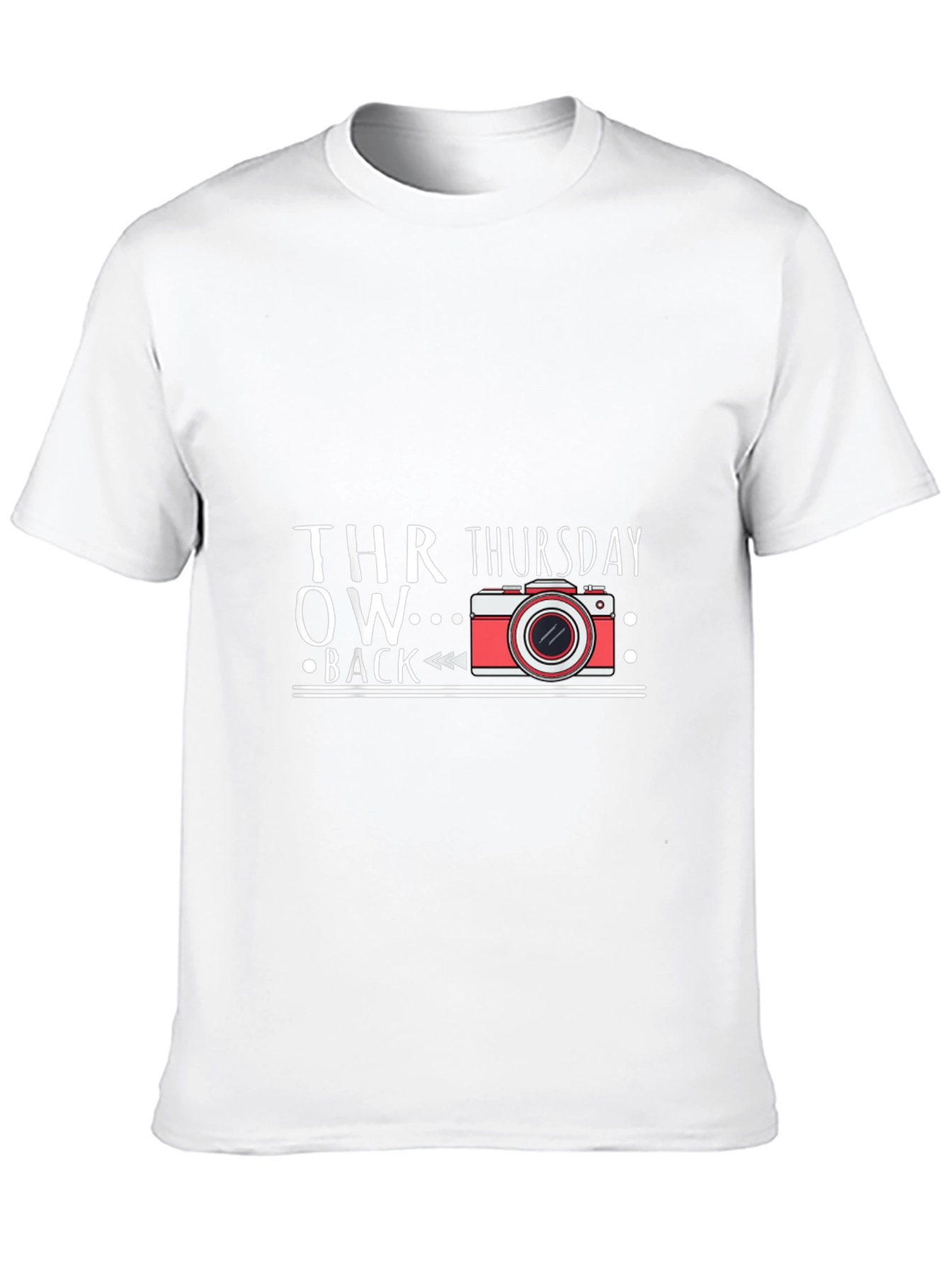Throwback Thursday Camera Graphic T-Shirt
