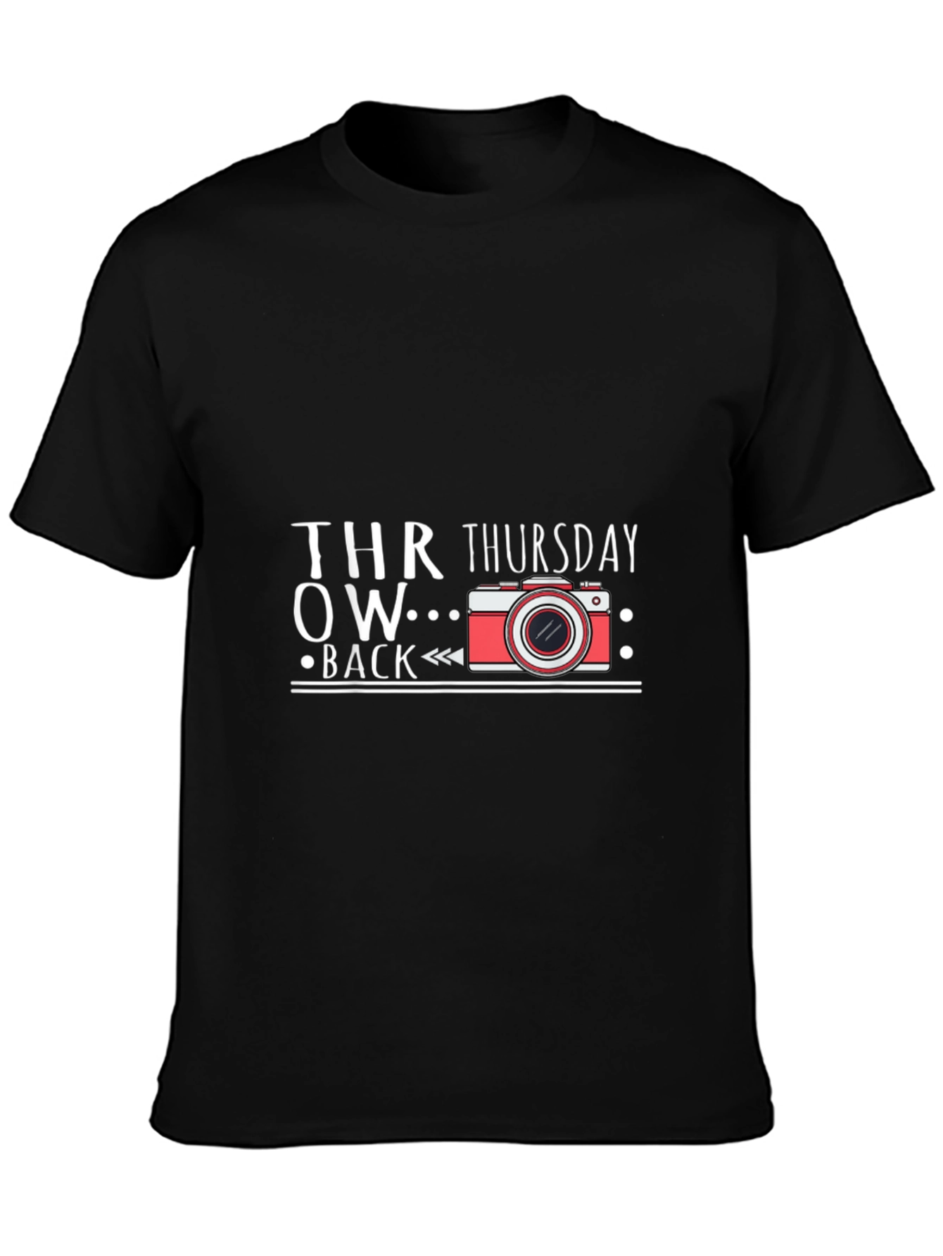 Throwback Thursday Camera Graphic T-Shirt