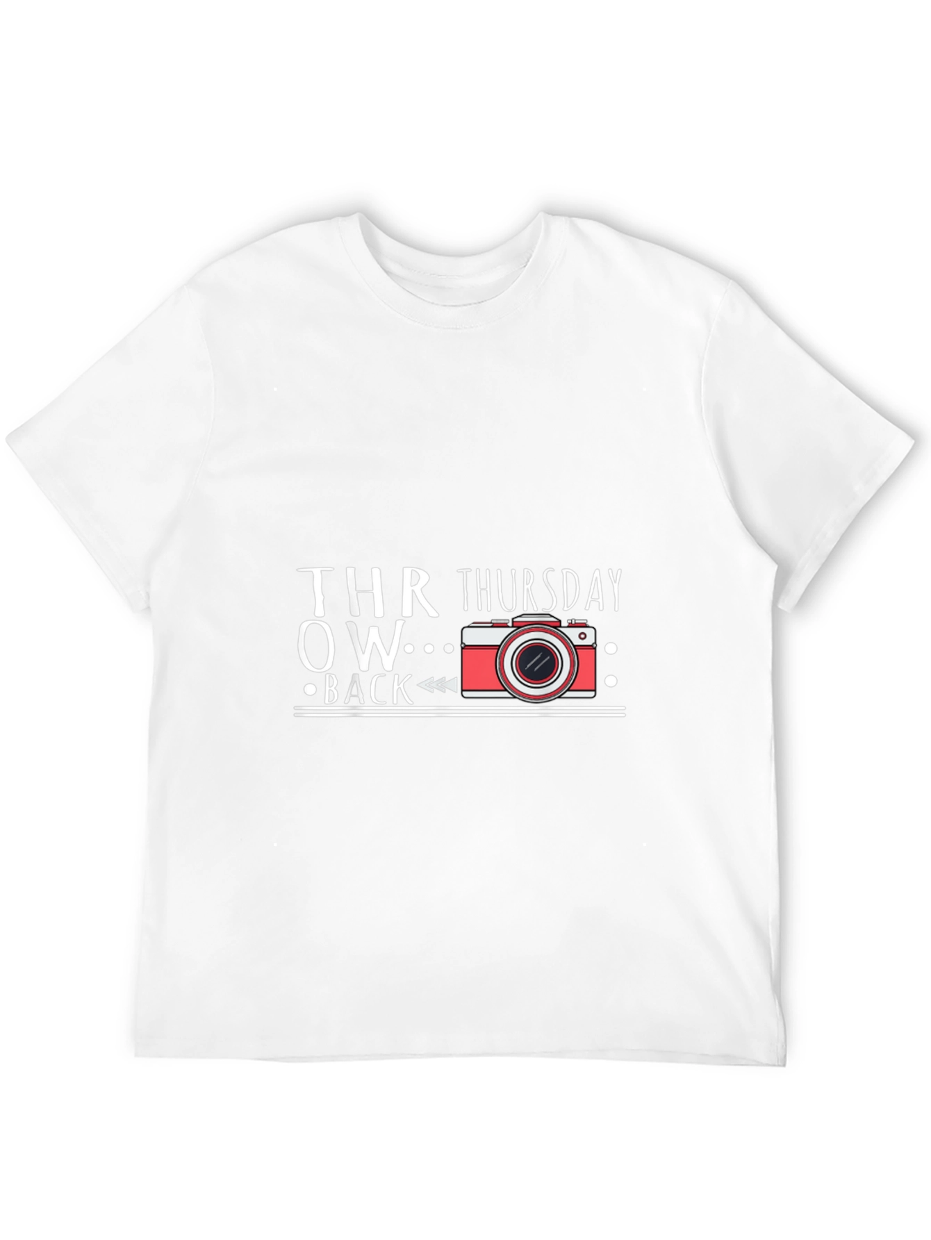 Throwback Thursday Camera Graphic T-Shirt