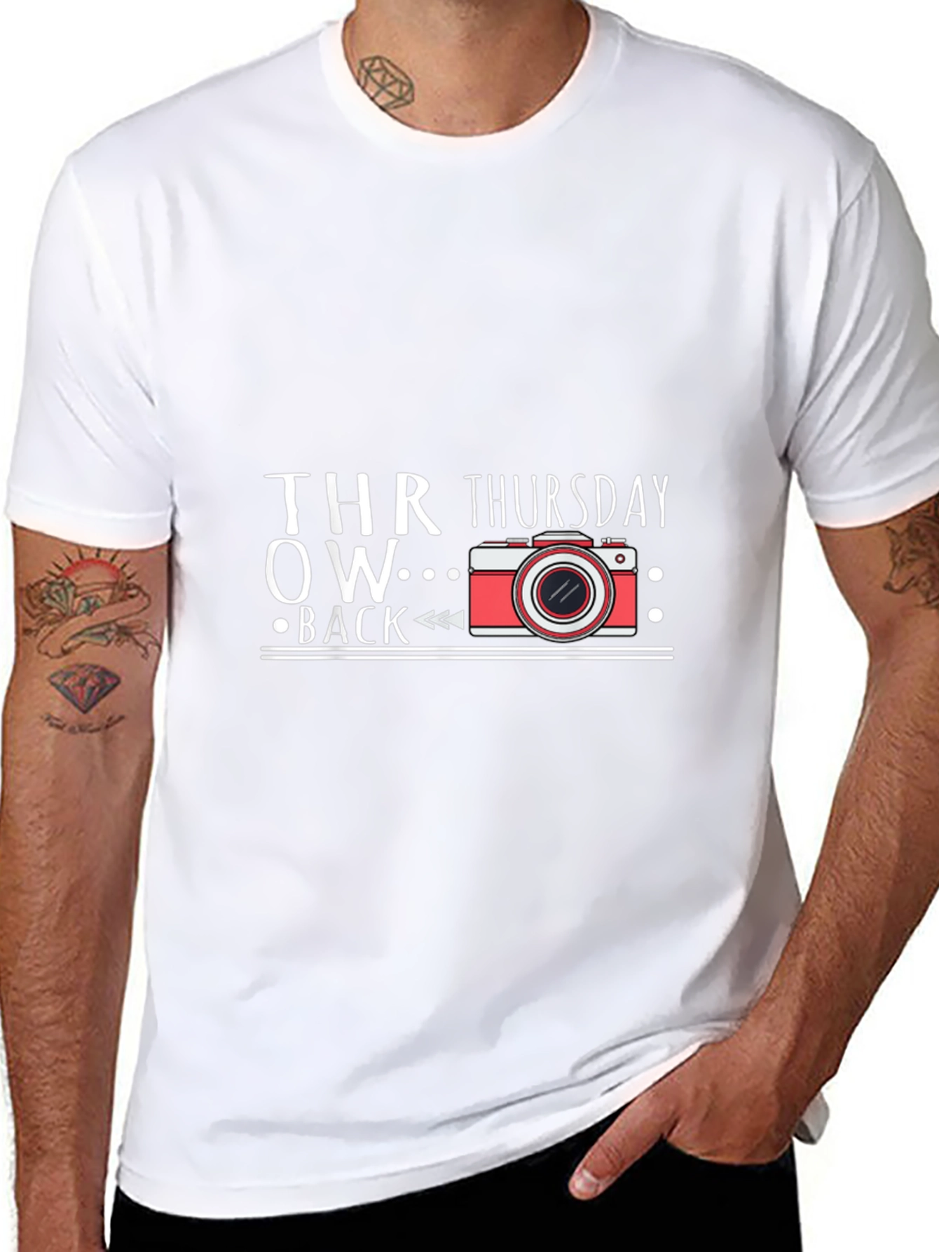 Throwback Thursday Camera Graphic T-Shirt