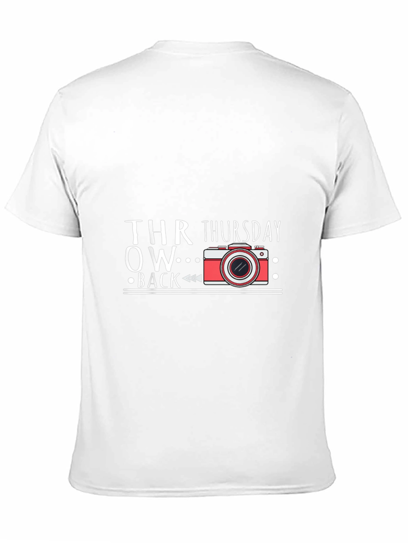 Throwback Thursday Camera Graphic T-Shirt