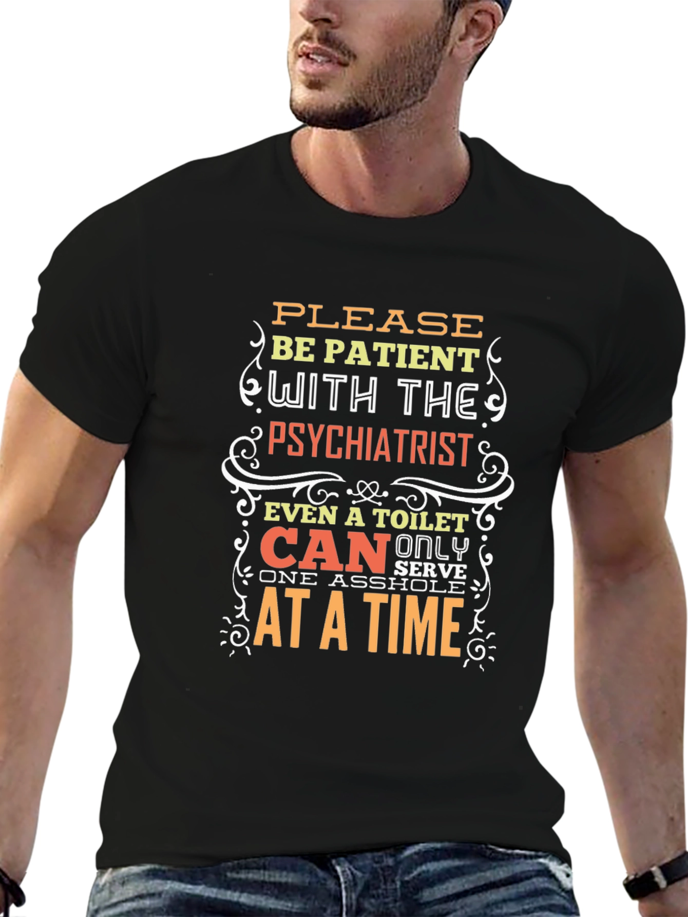 Patient Psychiatrist Novelty Graphic Tee