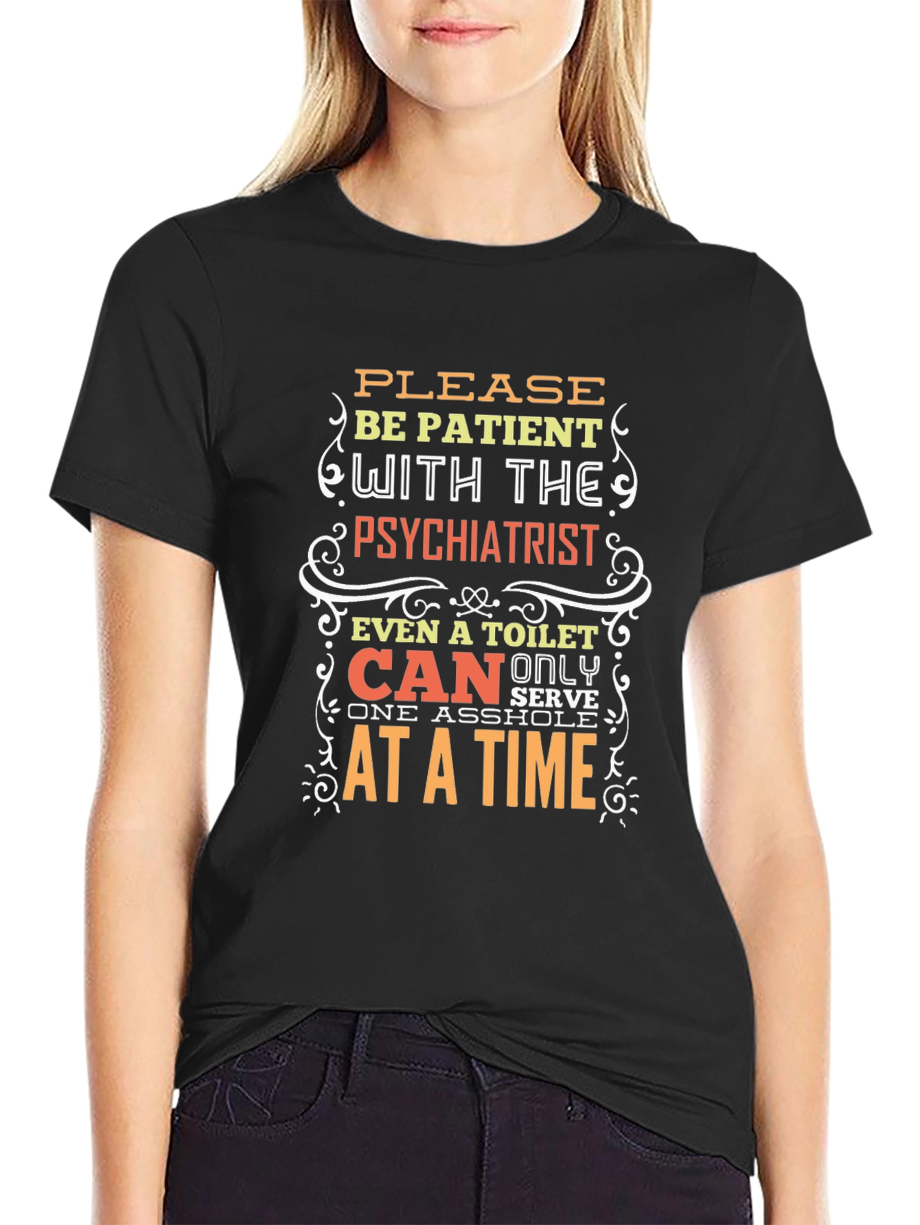 Patient Psychiatrist Novelty Graphic Tee