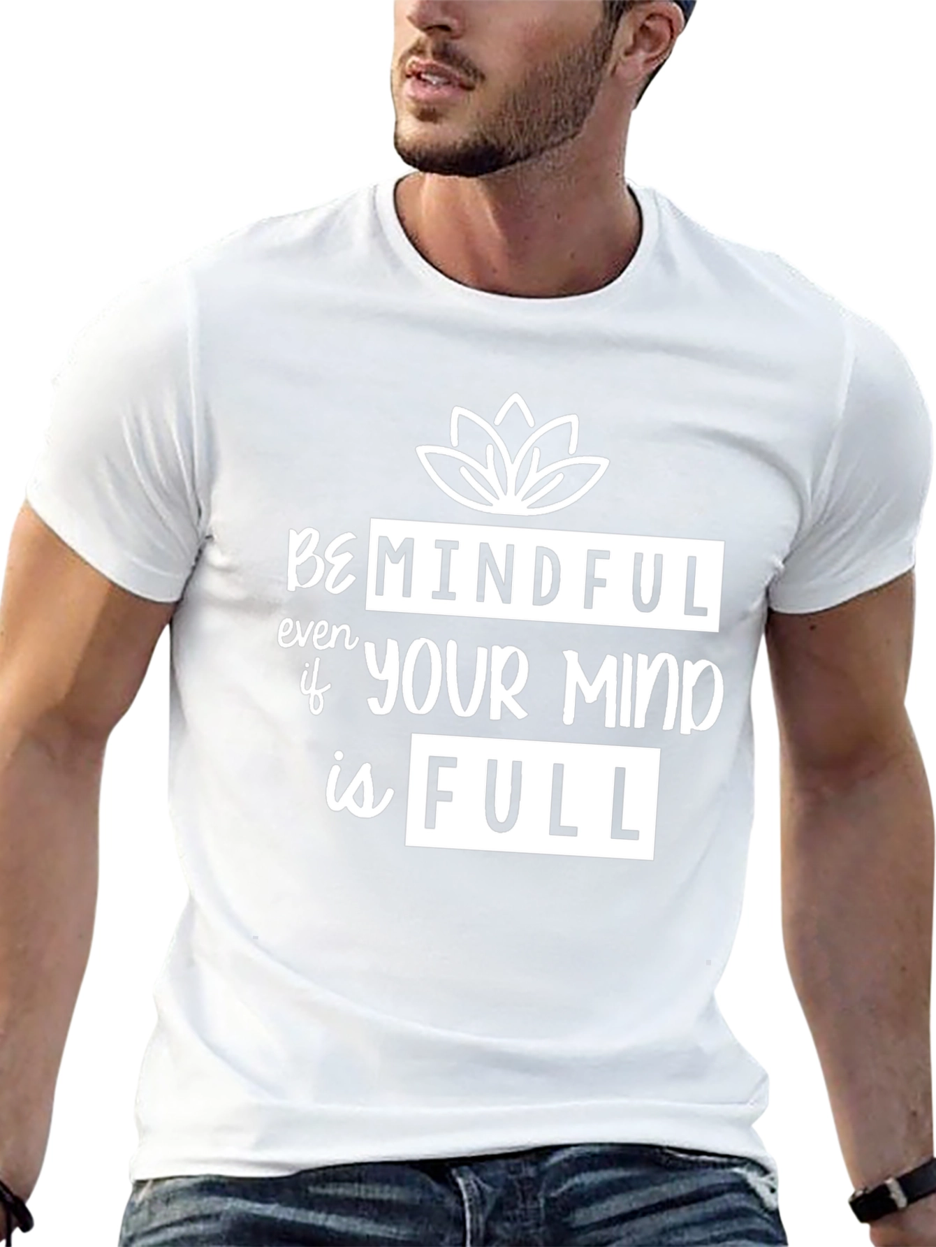 Be Mindful Graphic Tee - Black