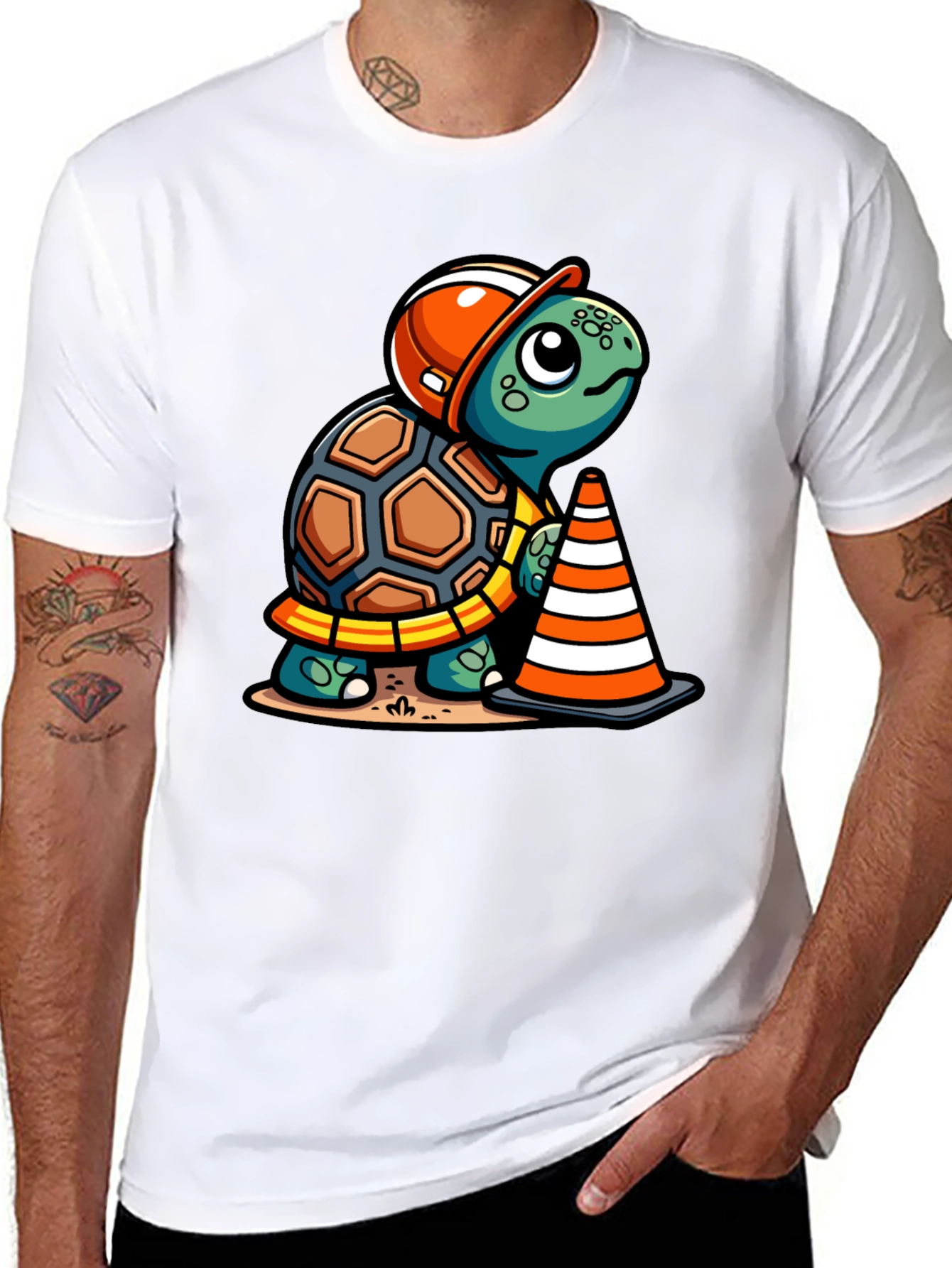 Construction Turtle T-Shirt