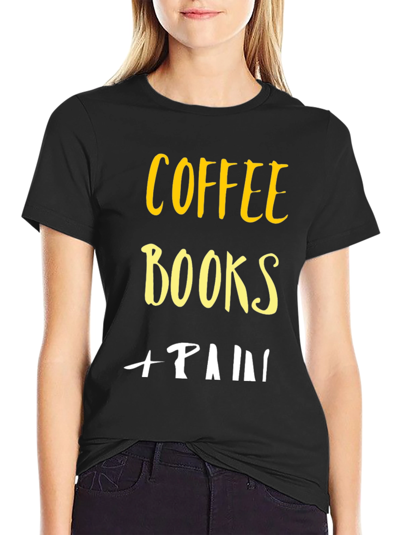 Coffee Books Pain Graphic Tee - Unisex
