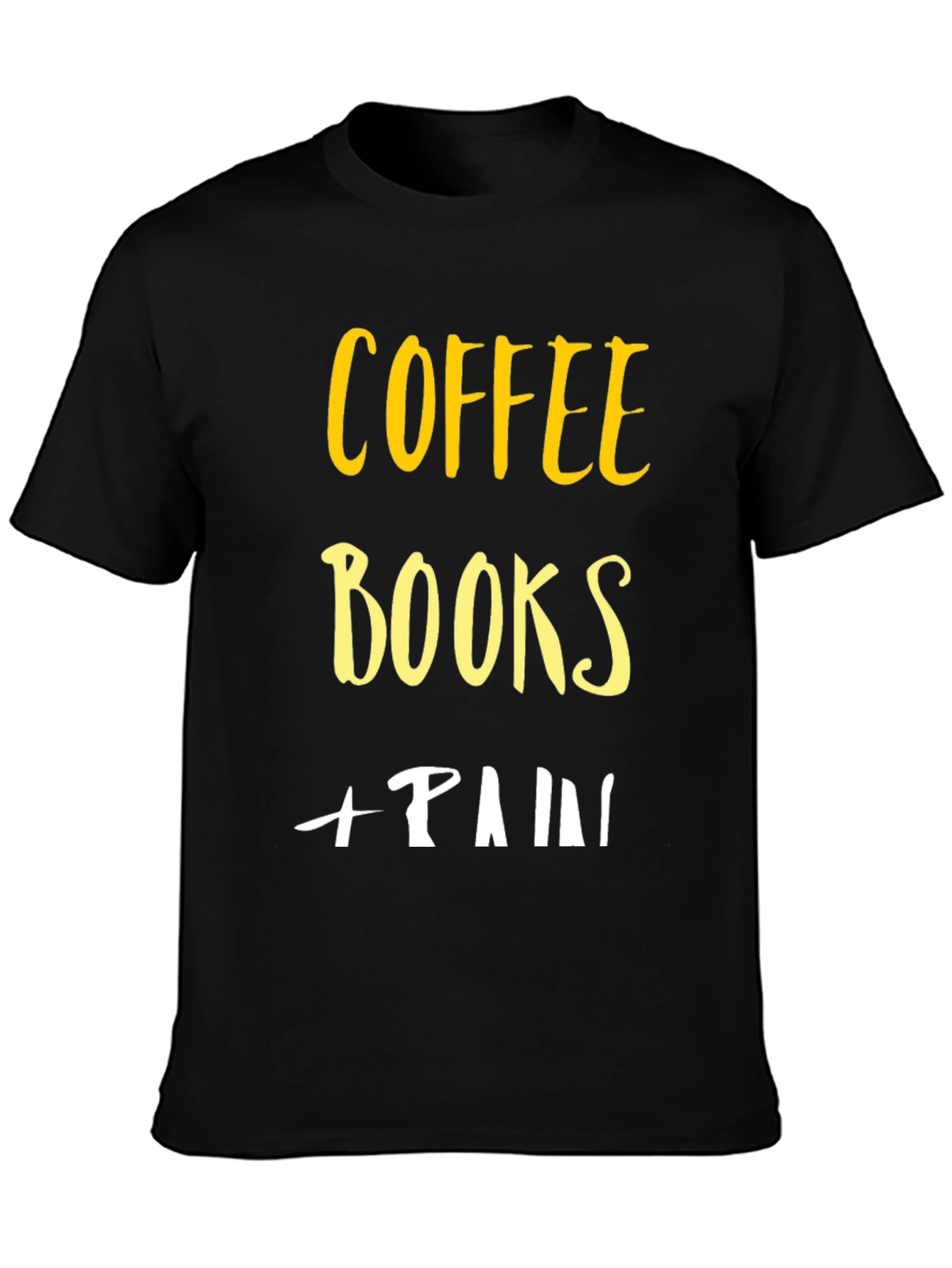Coffee Books Pain Graphic Tee - Unisex