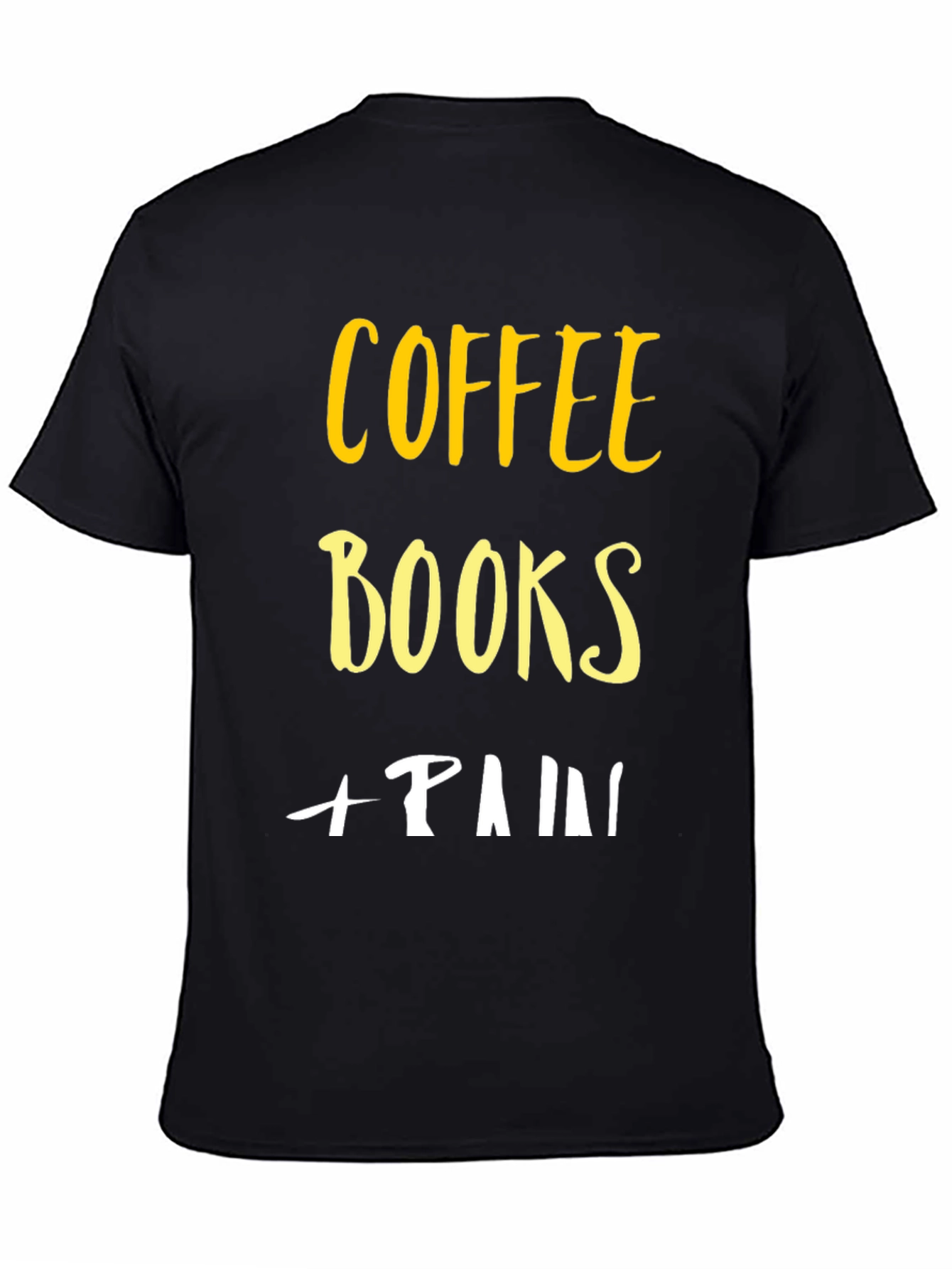 Coffee Books Pain Graphic Tee - Unisex