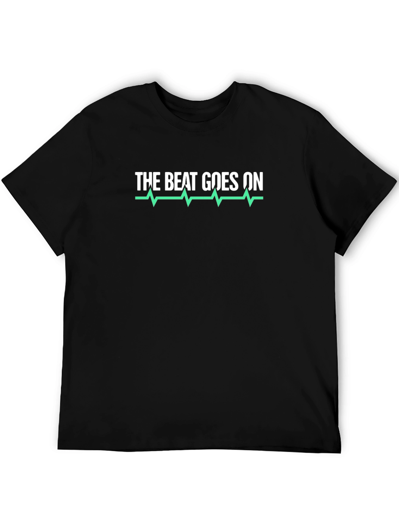 The Beat Goes On T-Shirt - Pulse Graphic Tee