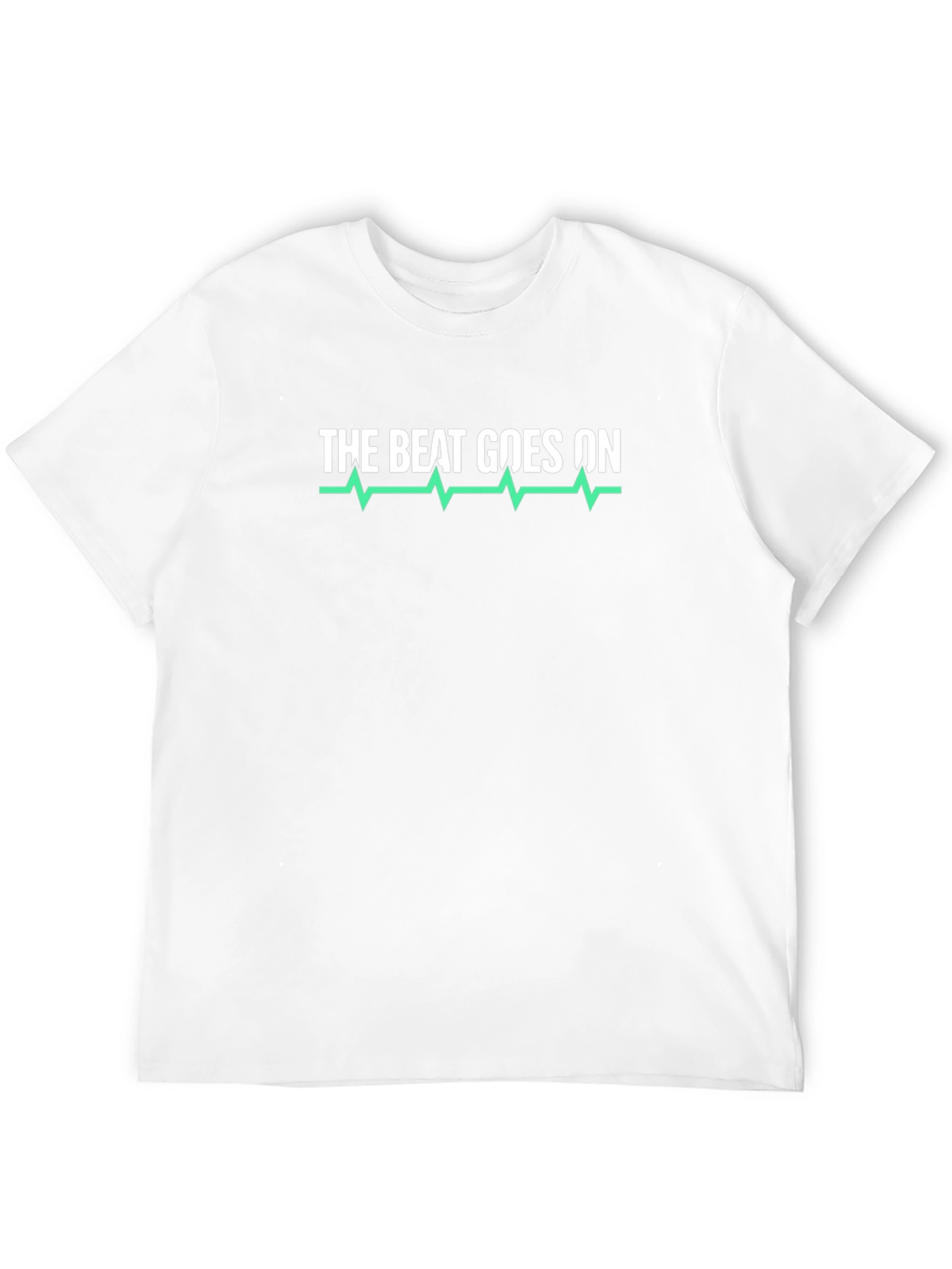 The Beat Goes On T-Shirt - Pulse Graphic Tee