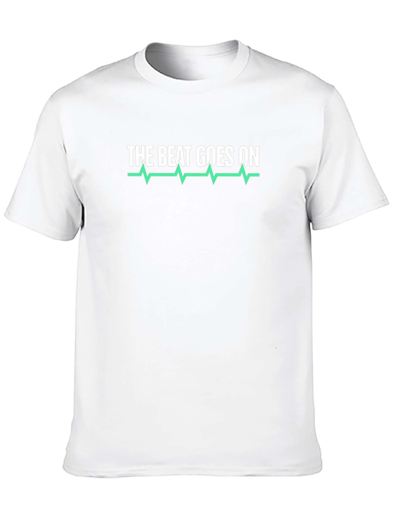 The Beat Goes On T-Shirt - Pulse Graphic Tee