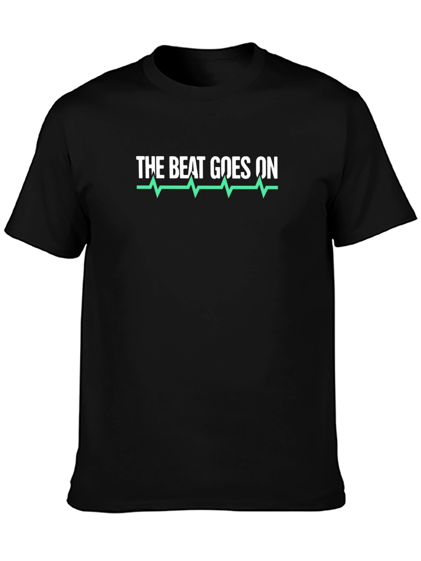 The Beat Goes On T-Shirt - Pulse Graphic Tee