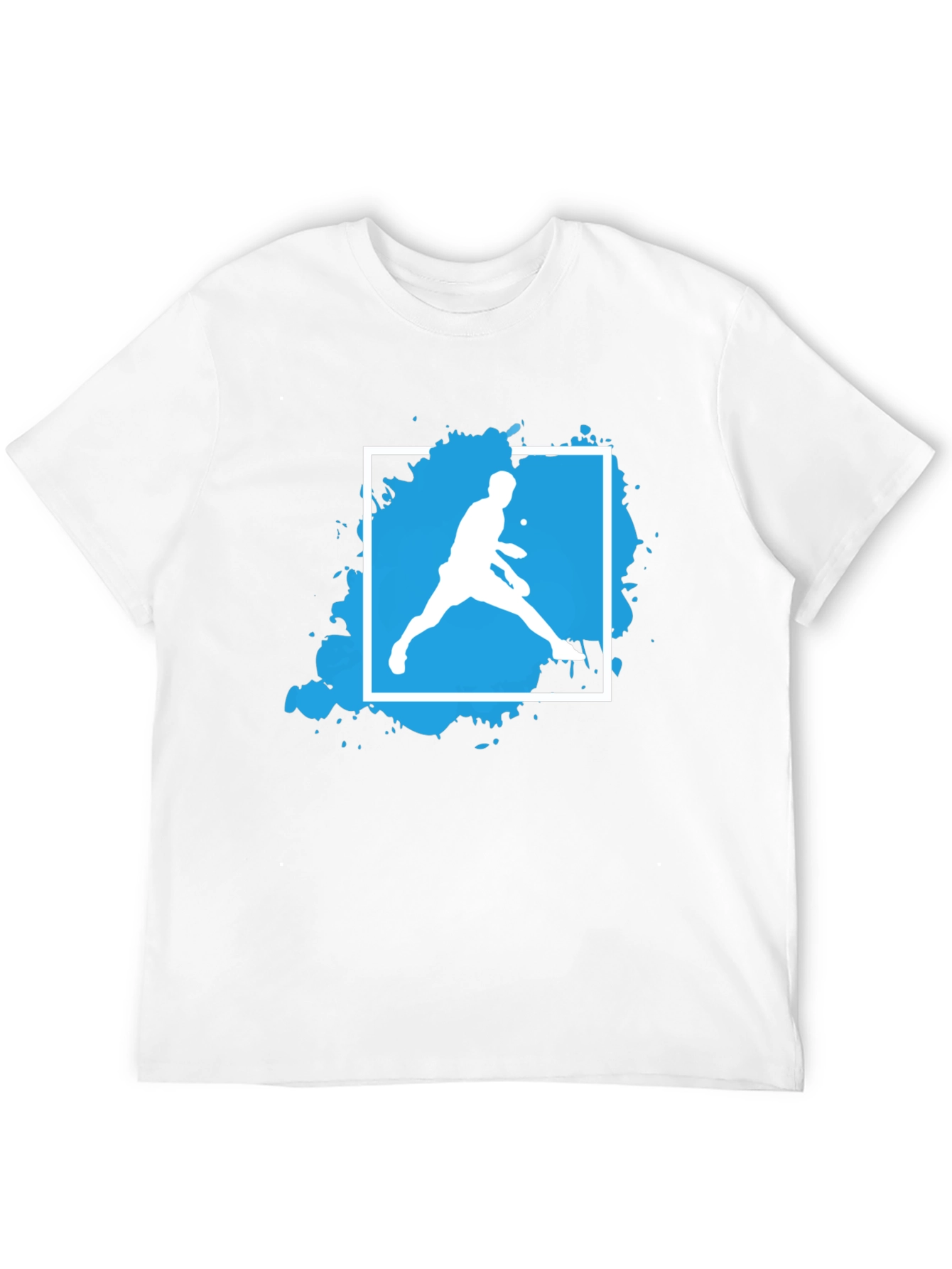 Tennis Player Graphic Tee - Modern Sport Style