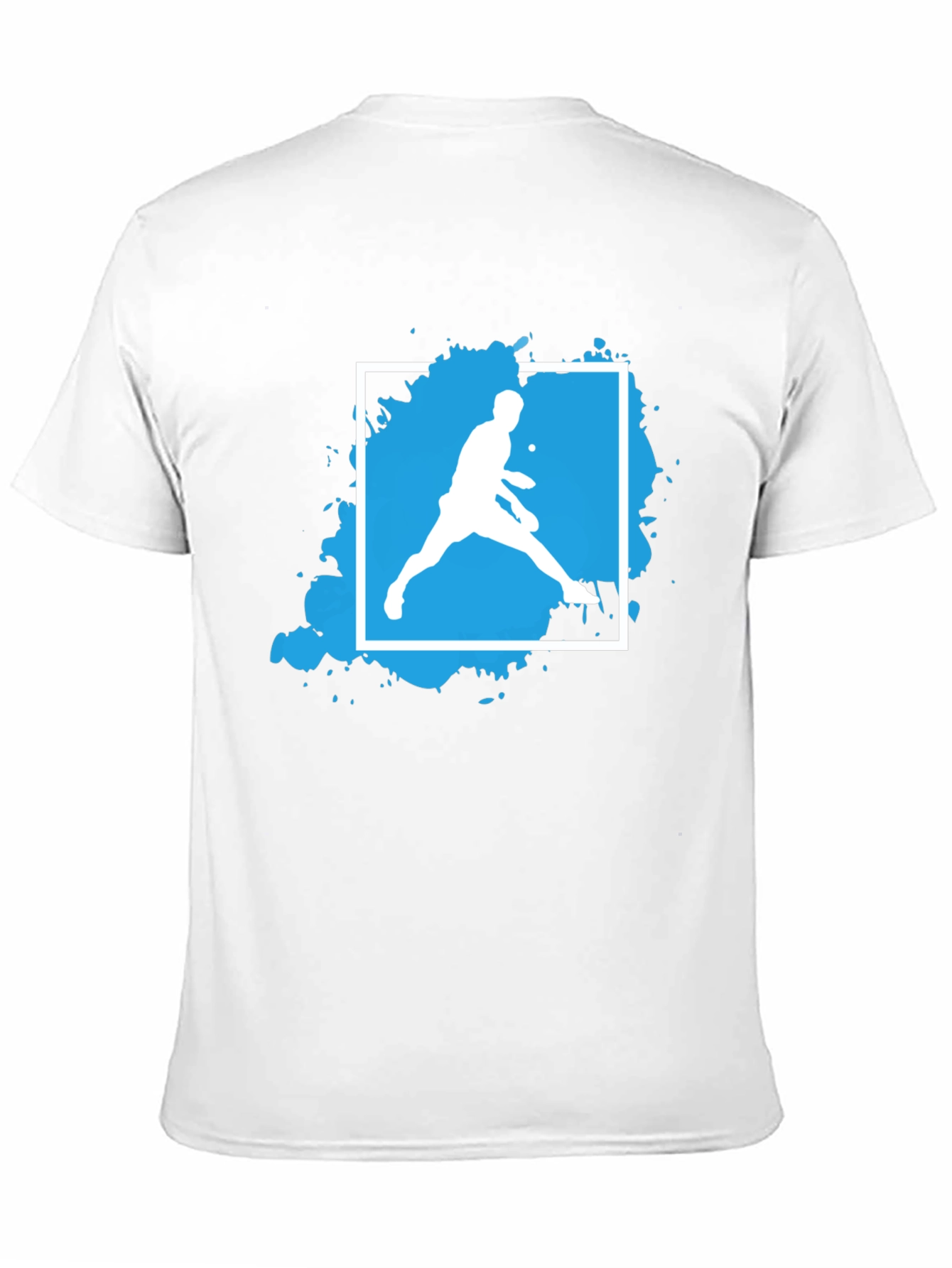 Tennis Player Graphic Tee - Modern Sport Style