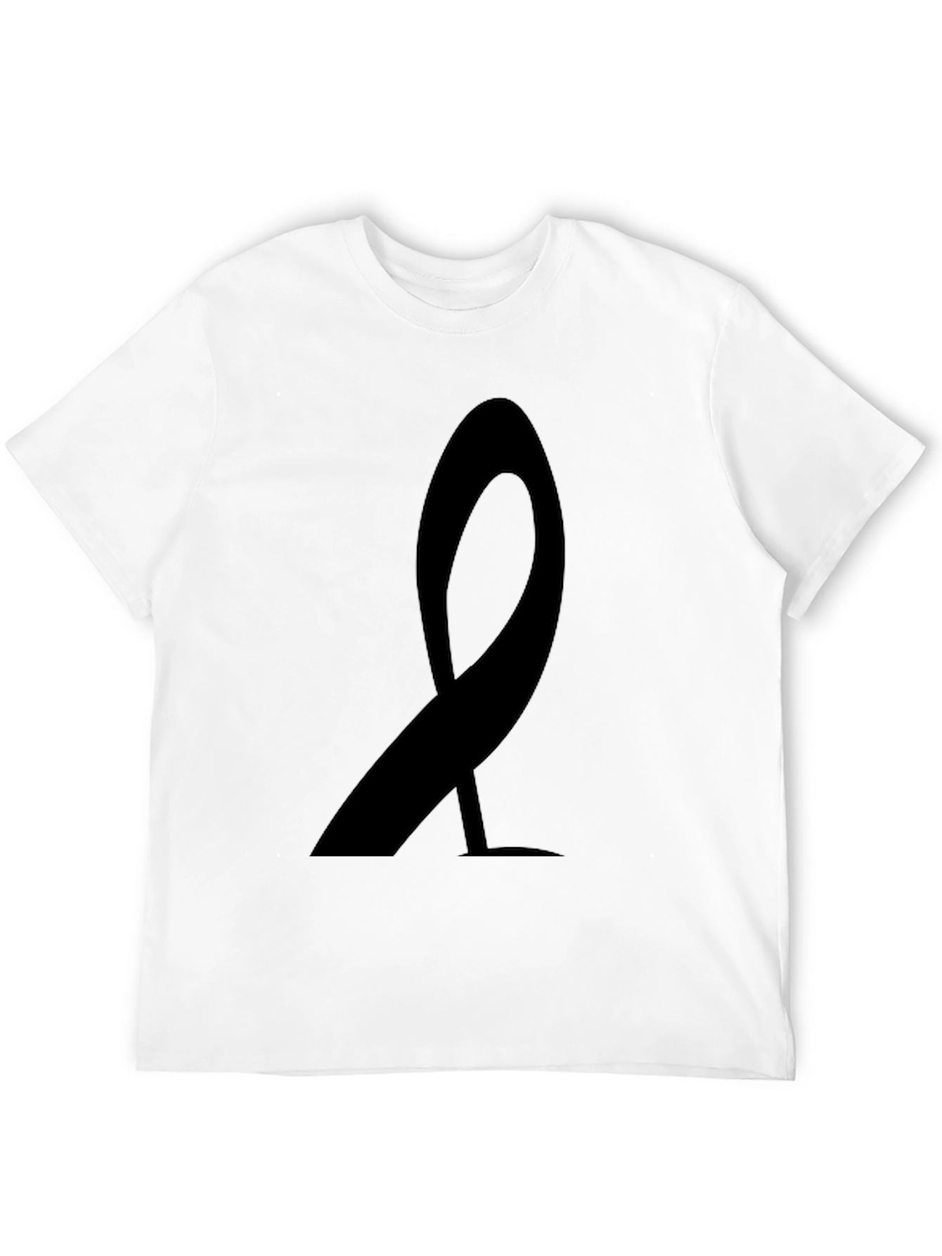 Black Ribbon Graphic T-Shirt - Awareness & Support