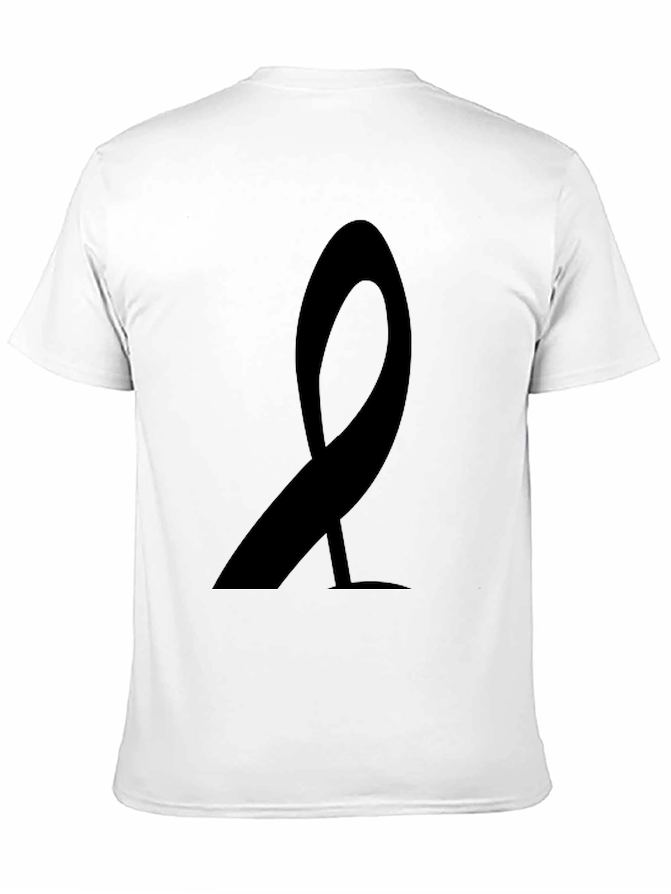 Black Ribbon Graphic T-Shirt - Awareness & Support