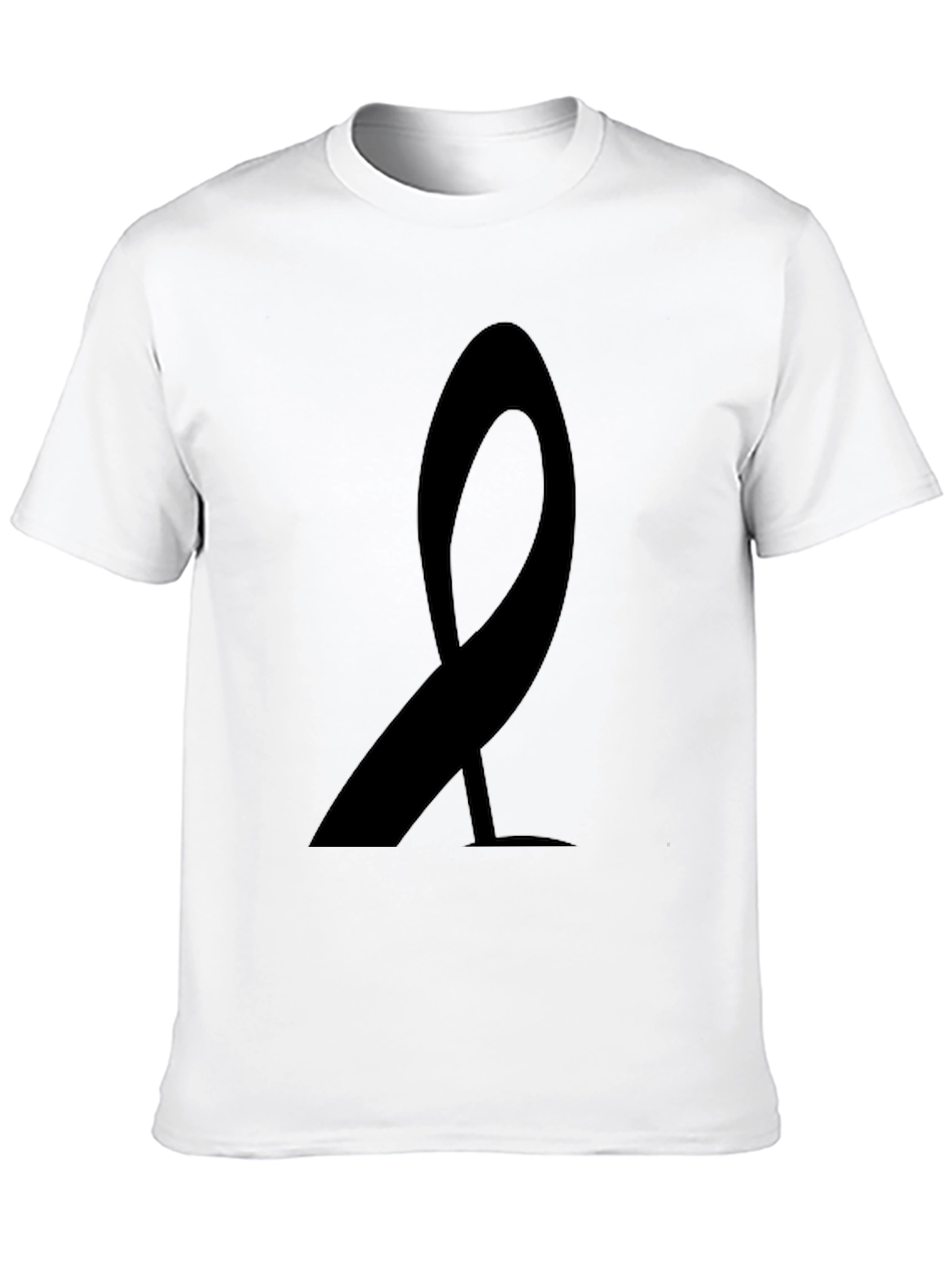 Black Ribbon Graphic T-Shirt - Awareness & Support