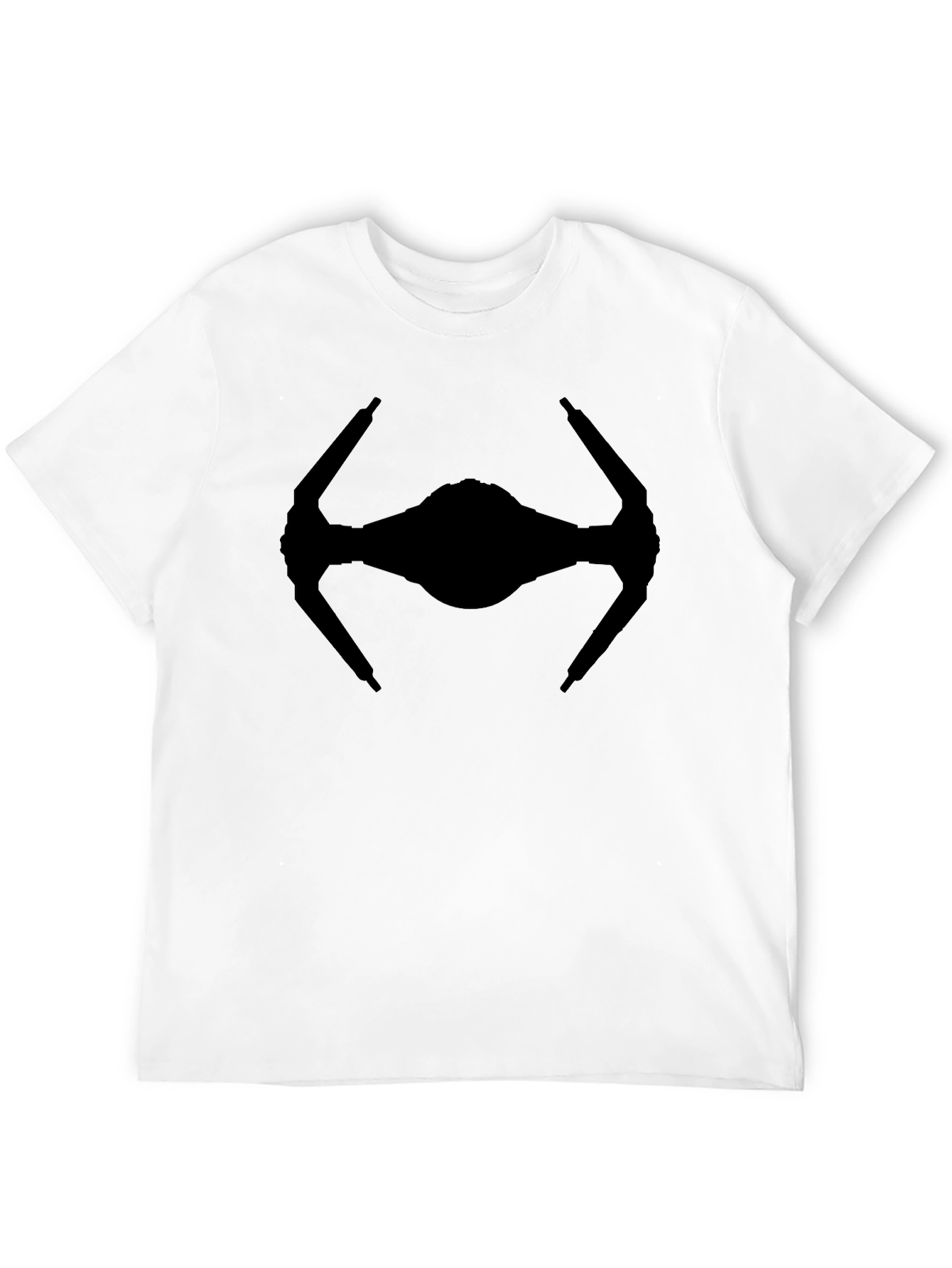 Star Wars TIE Fighter Silhouette Black T-Shirt