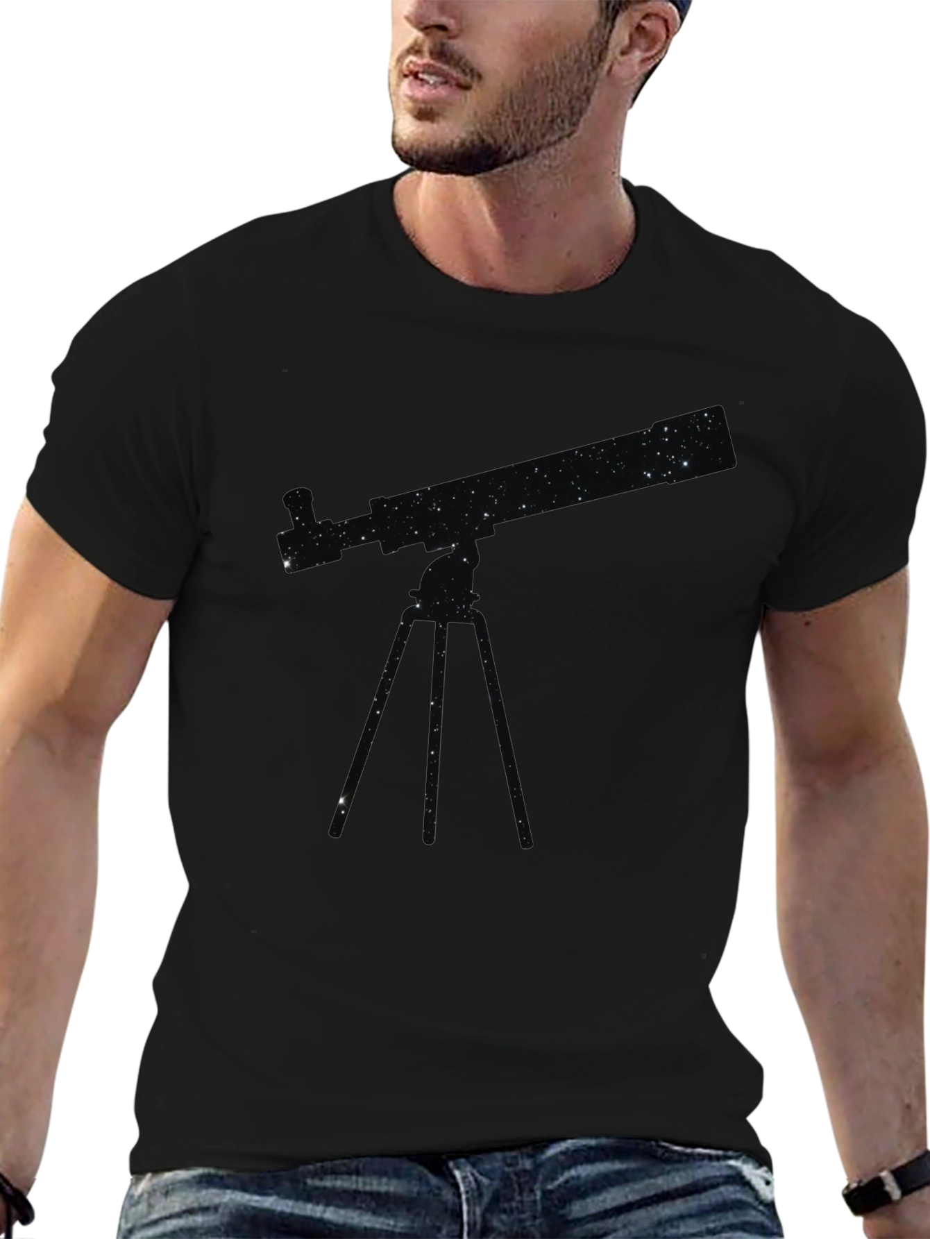 Astronomy Telescope Graphic T-Shirt