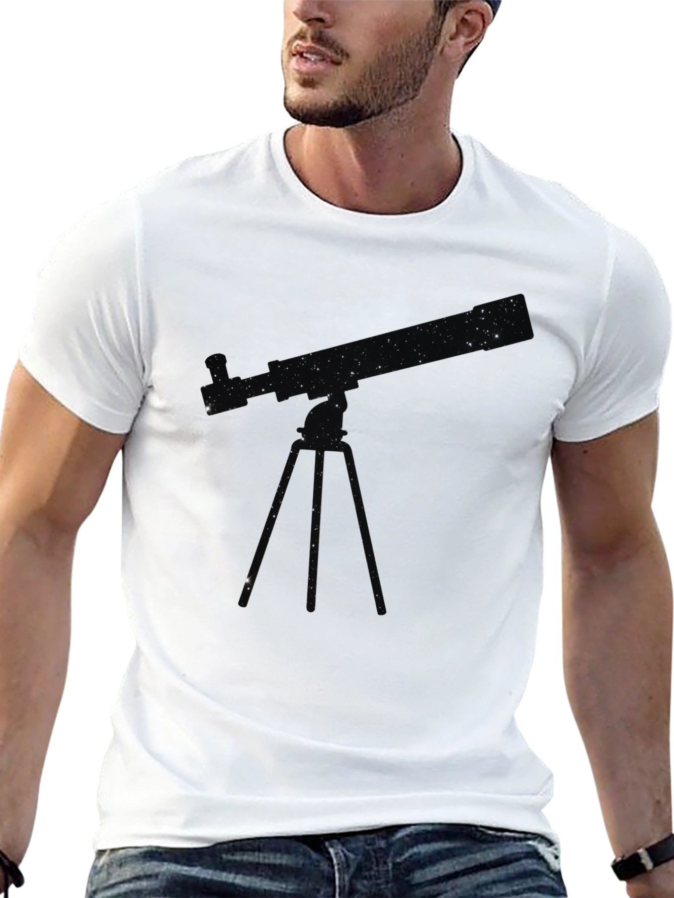 Astronomy Telescope Graphic T-Shirt