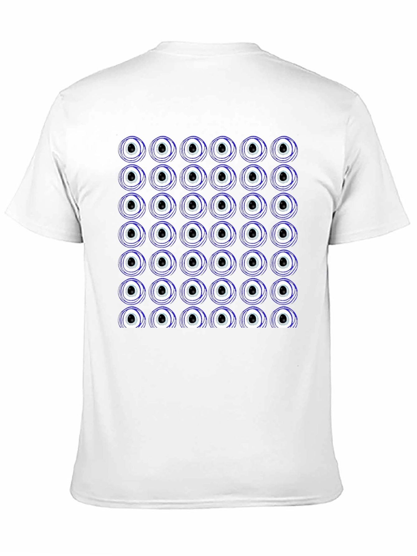 Eye Pattern Tee - Stylish Novelty Design