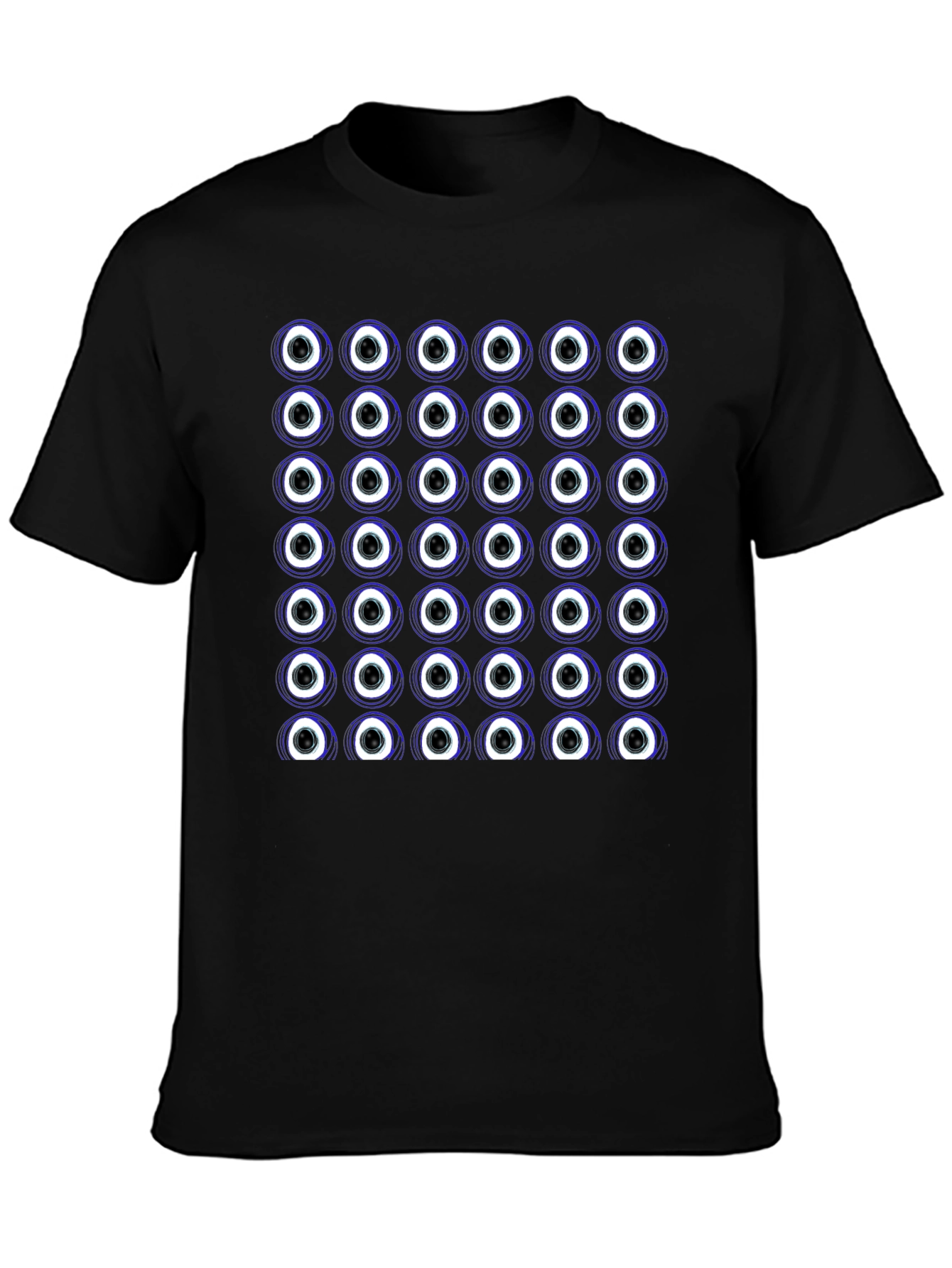Eye Pattern Tee - Stylish Novelty Design