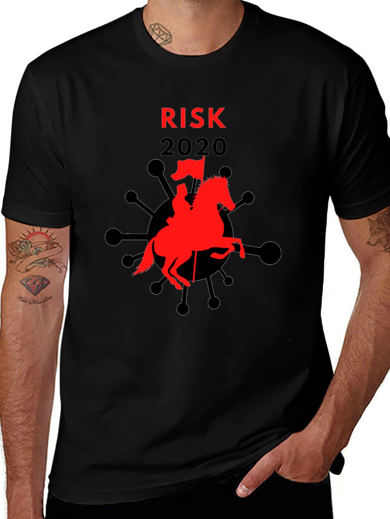 Risk 2020 T-Shirt: Warrior vs Virus