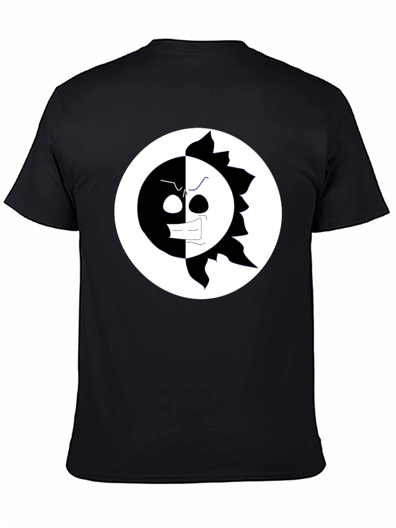 Yin Yang Sun Black T-Shirt