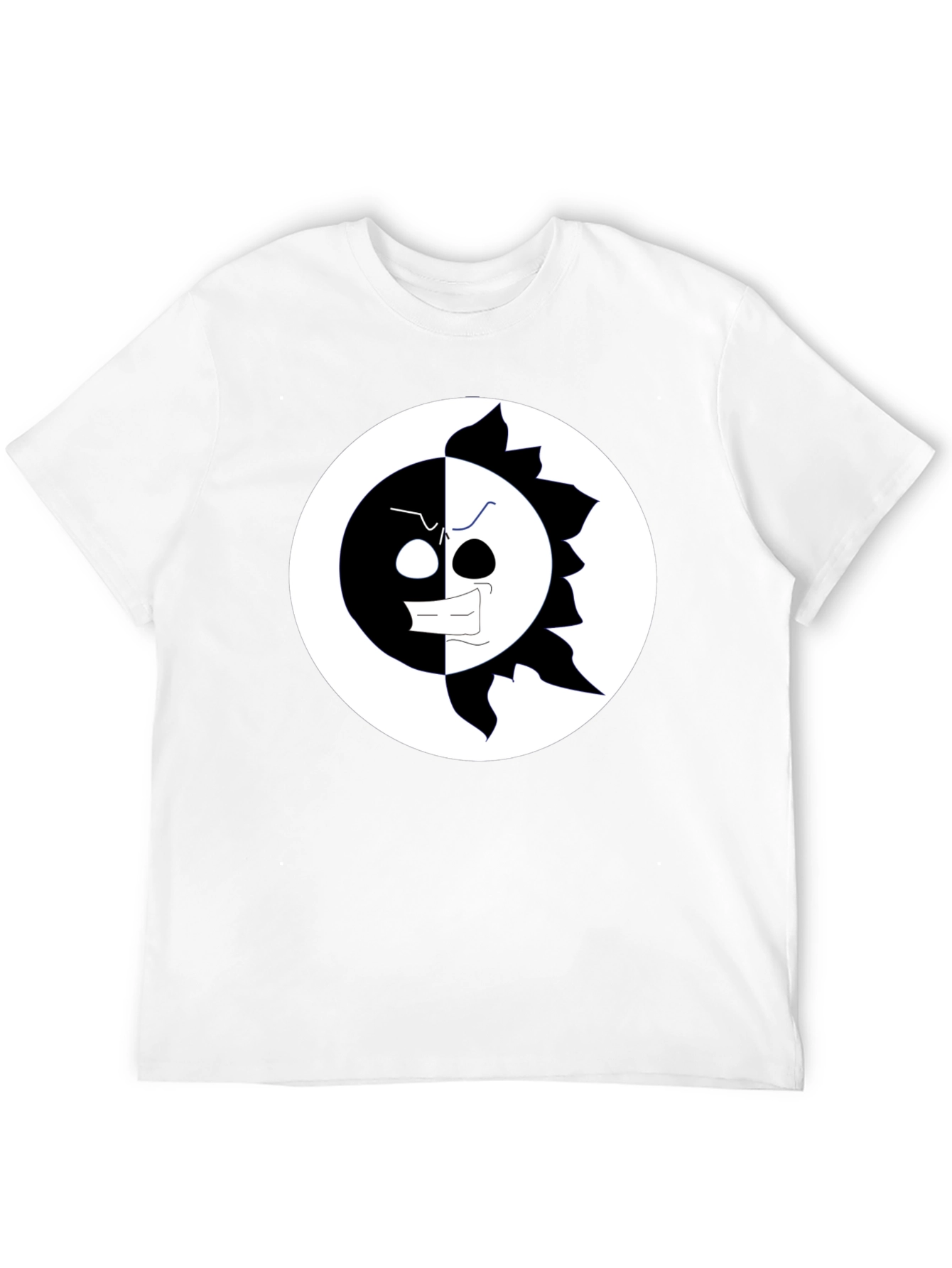 Yin Yang Sun Black T-Shirt