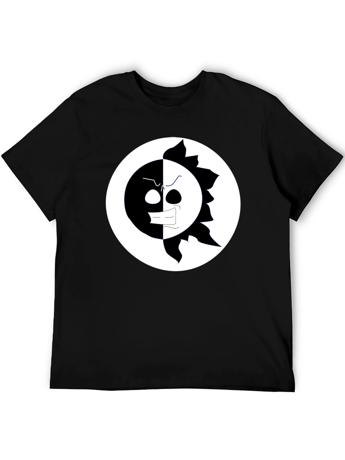 Yin Yang Sun Black T-Shirt