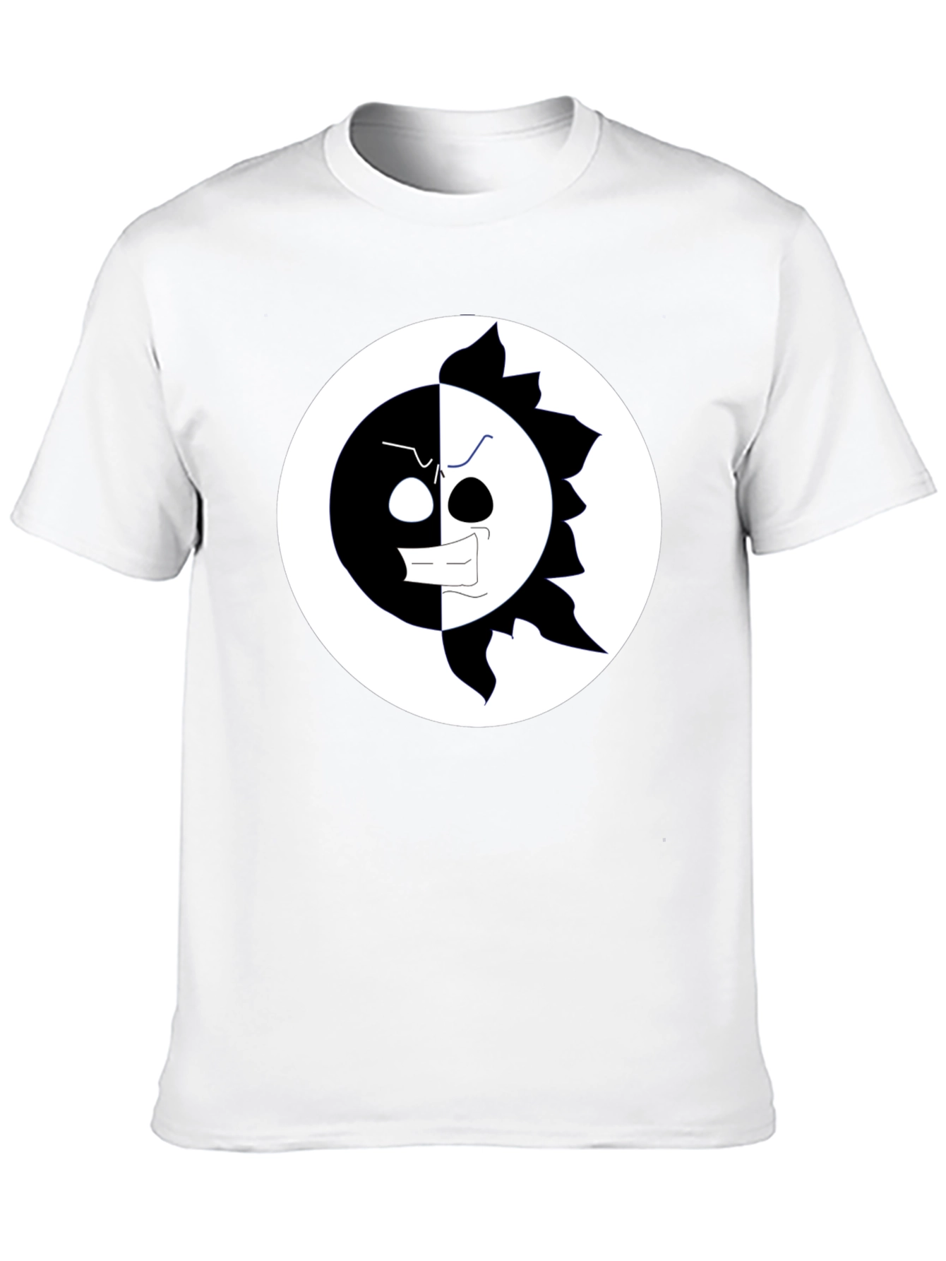 Yin Yang Sun Black T-Shirt