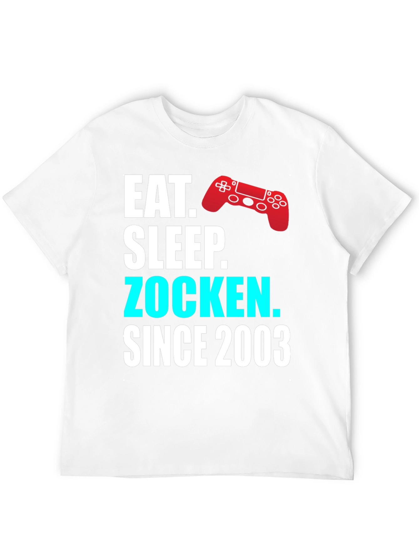 Eat Sleep Zocken Since 2003 Gamer T-Shirt